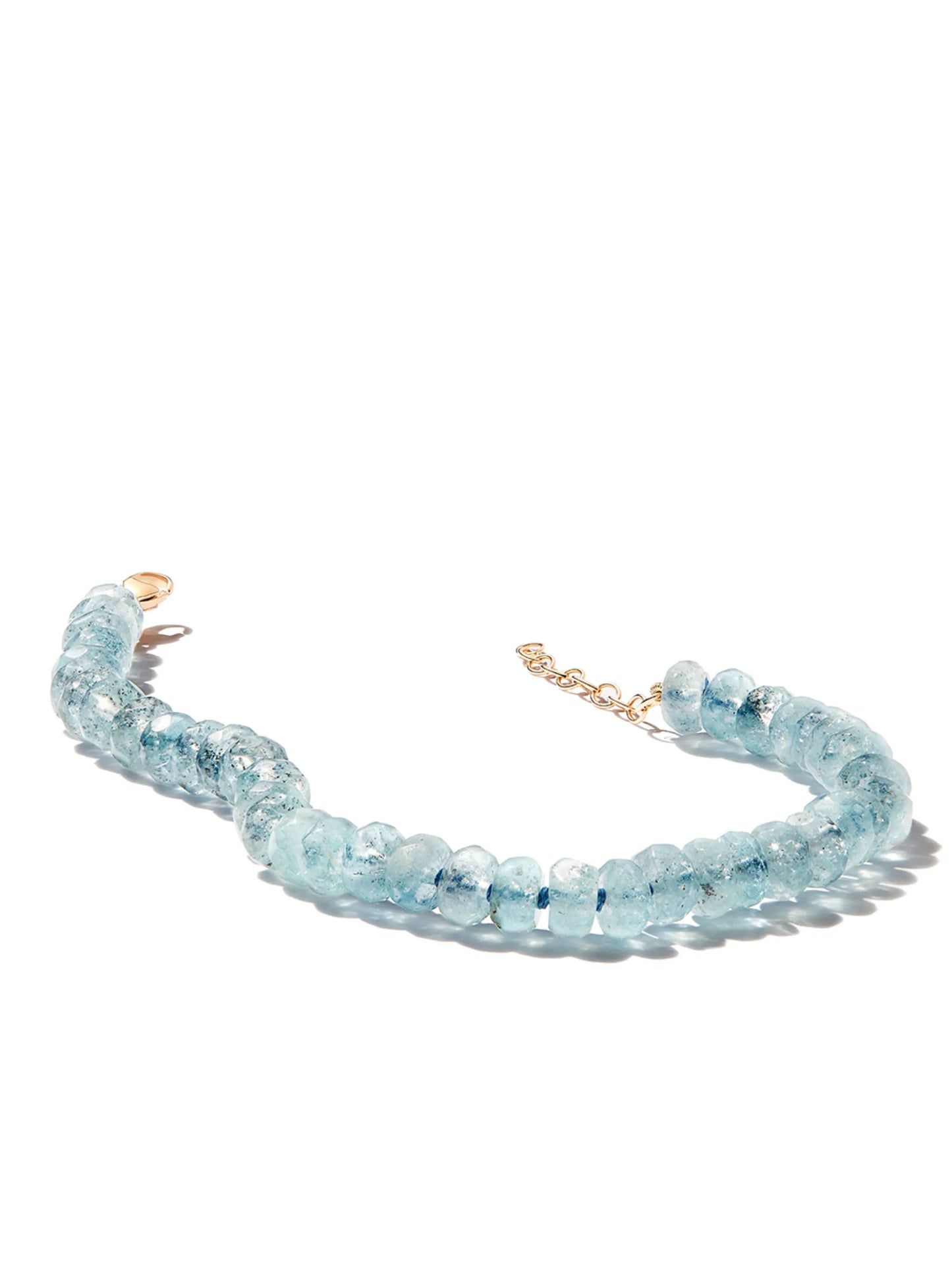 14kt yellow gold Oracle aquamarine bracelet