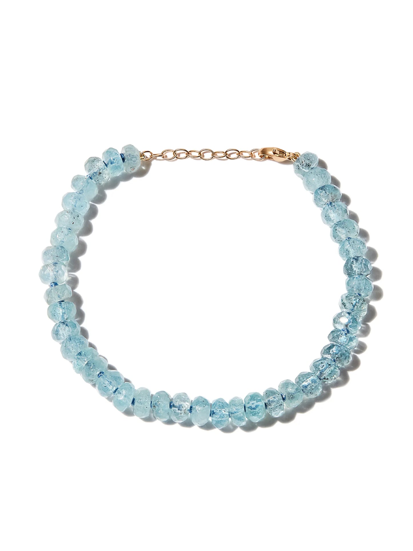 14kt yellow gold Oracle aquamarine bracelet