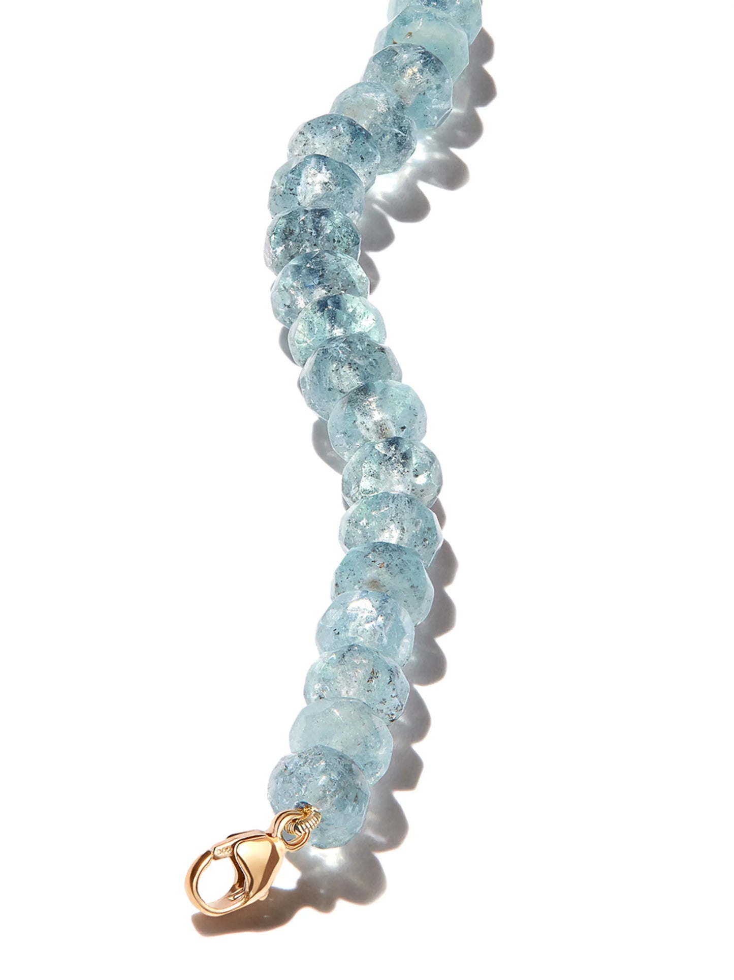 14kt yellow gold Oracle aquamarine bracelet