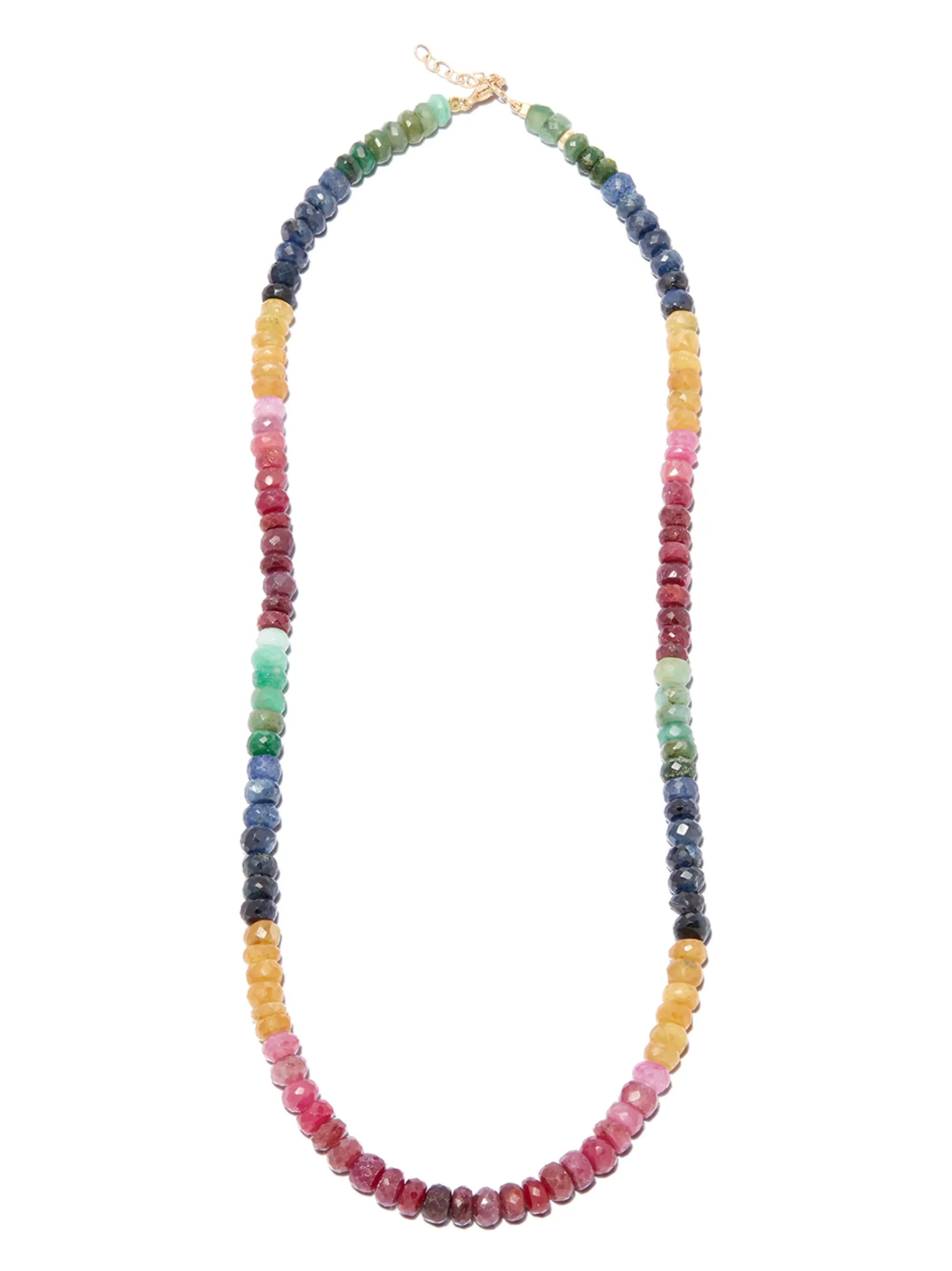 14kt yellow gold Arizona rainbow necklace