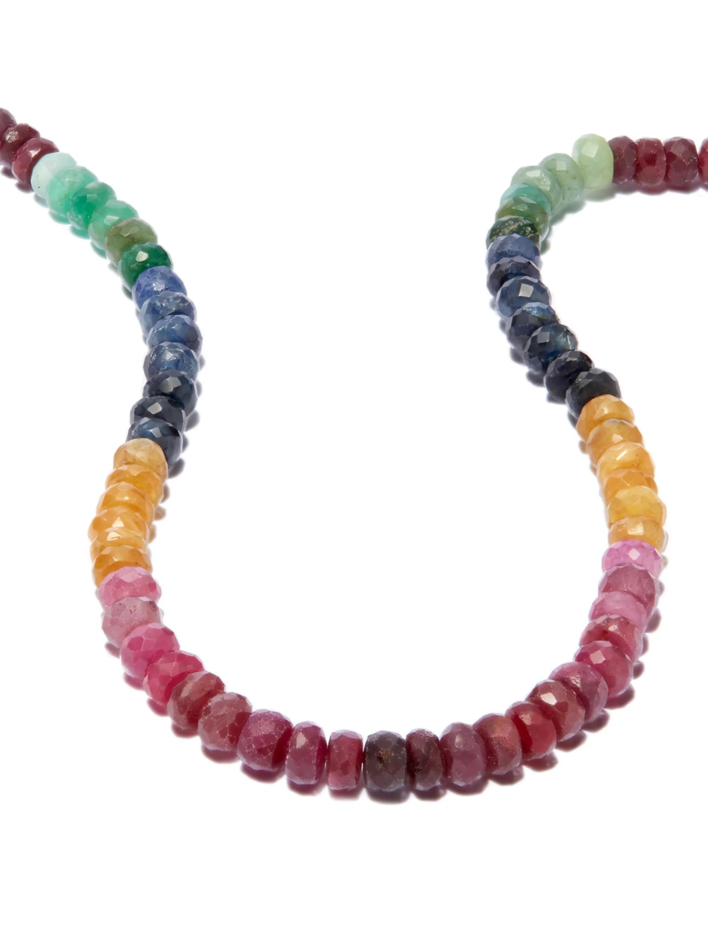 14kt yellow gold Arizona rainbow necklace