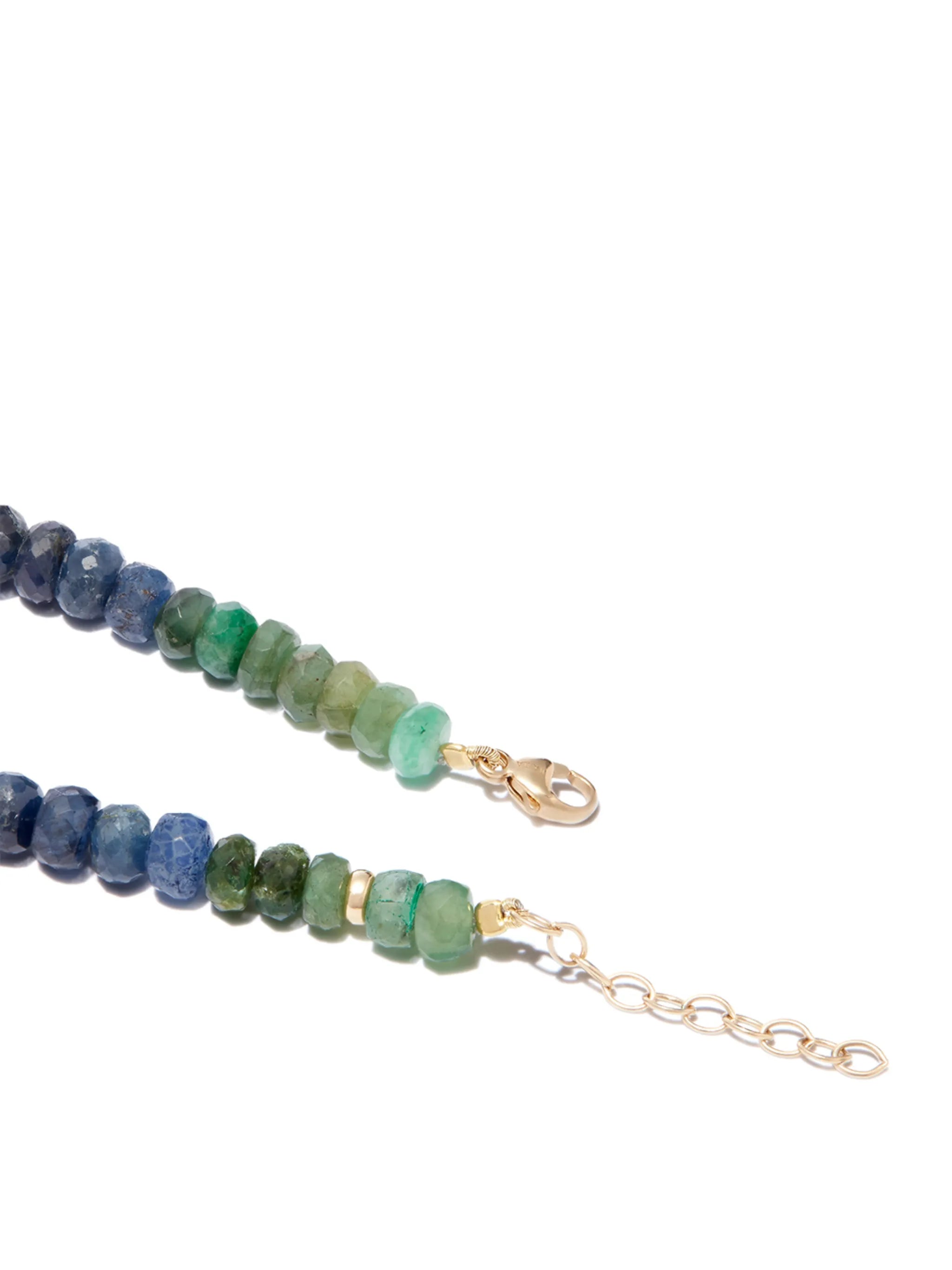 14kt yellow gold Arizona rainbow necklace