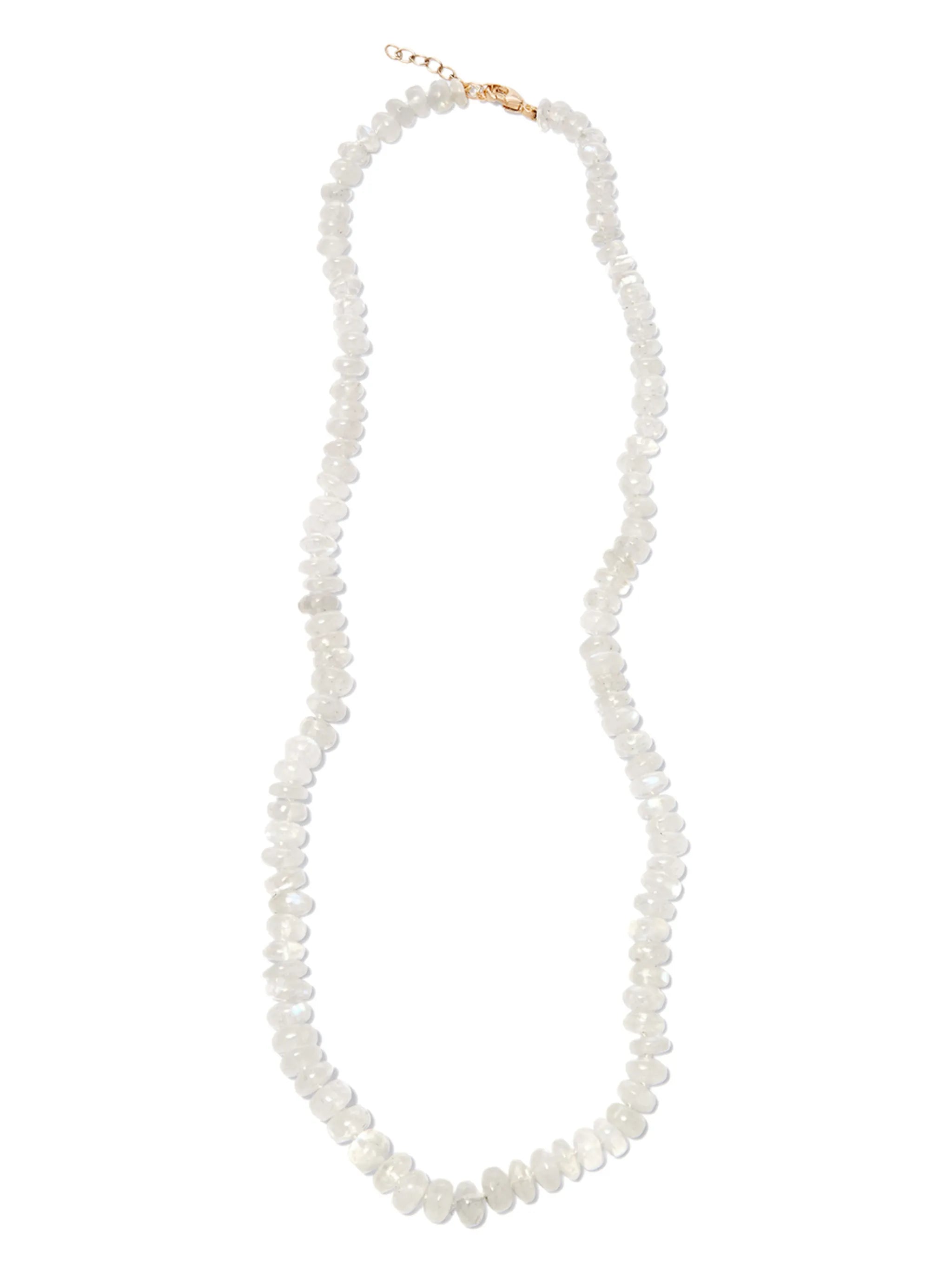14kt yellow gold moonstone necklace