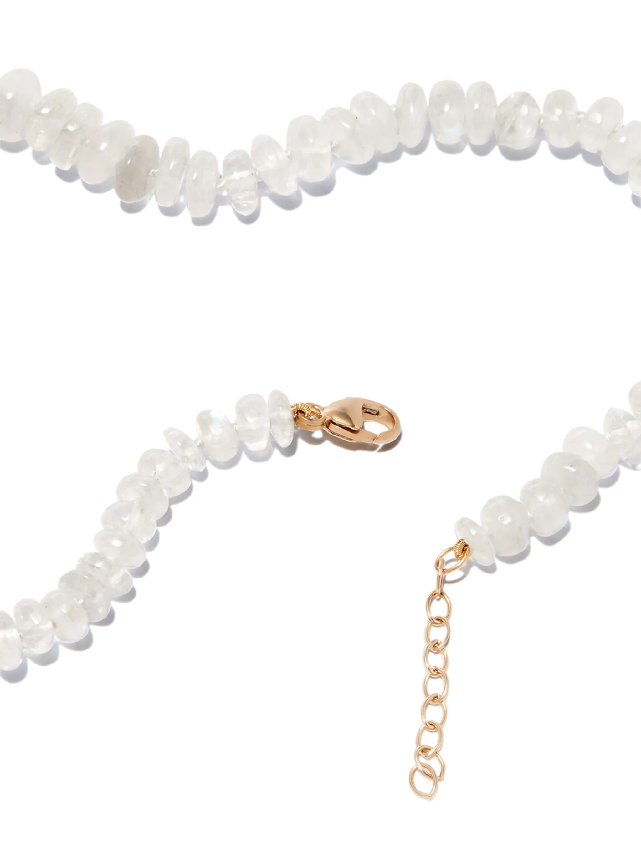 14kt yellow gold moonstone necklace