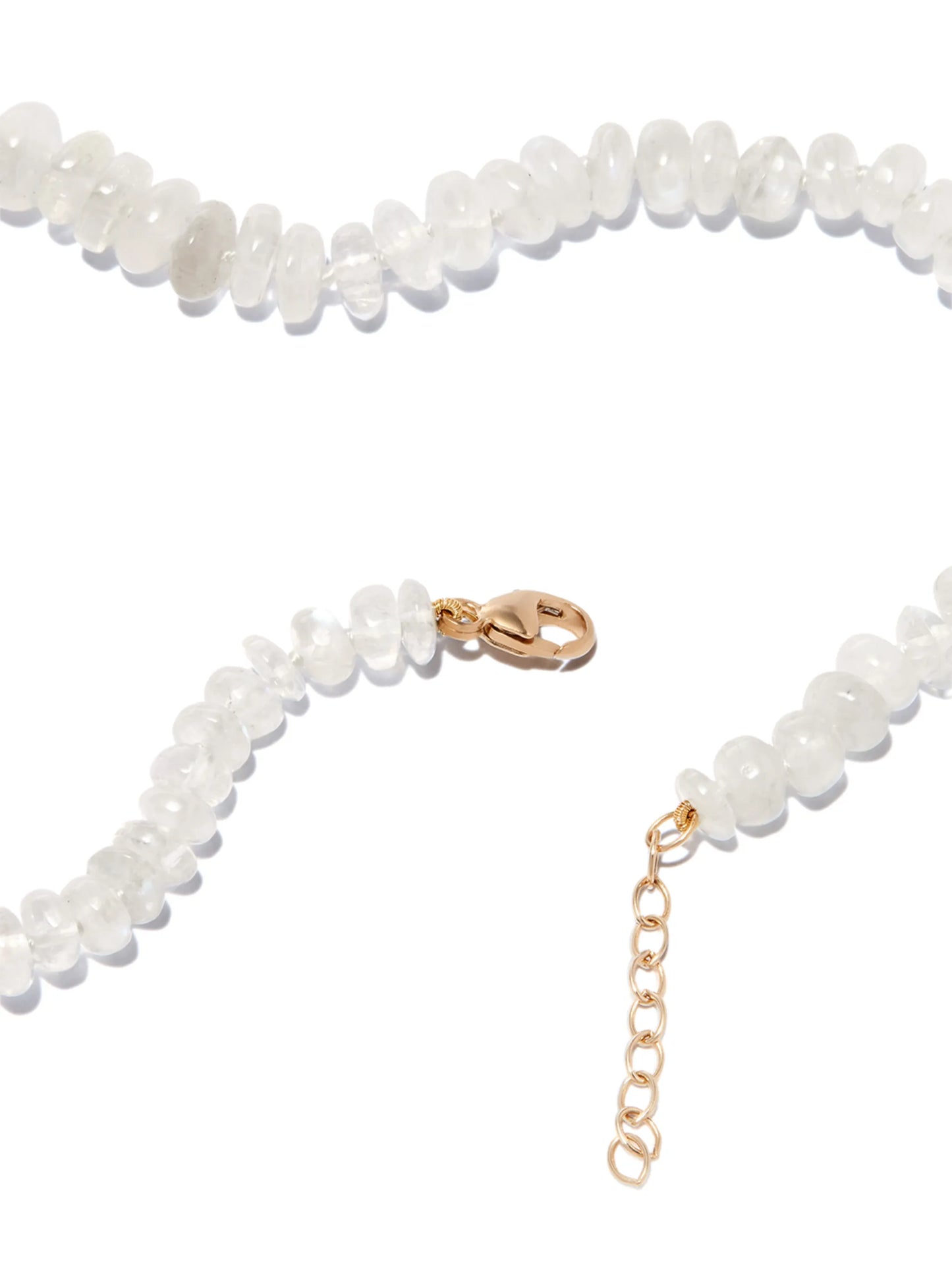 14kt yellow gold moonstone necklace
