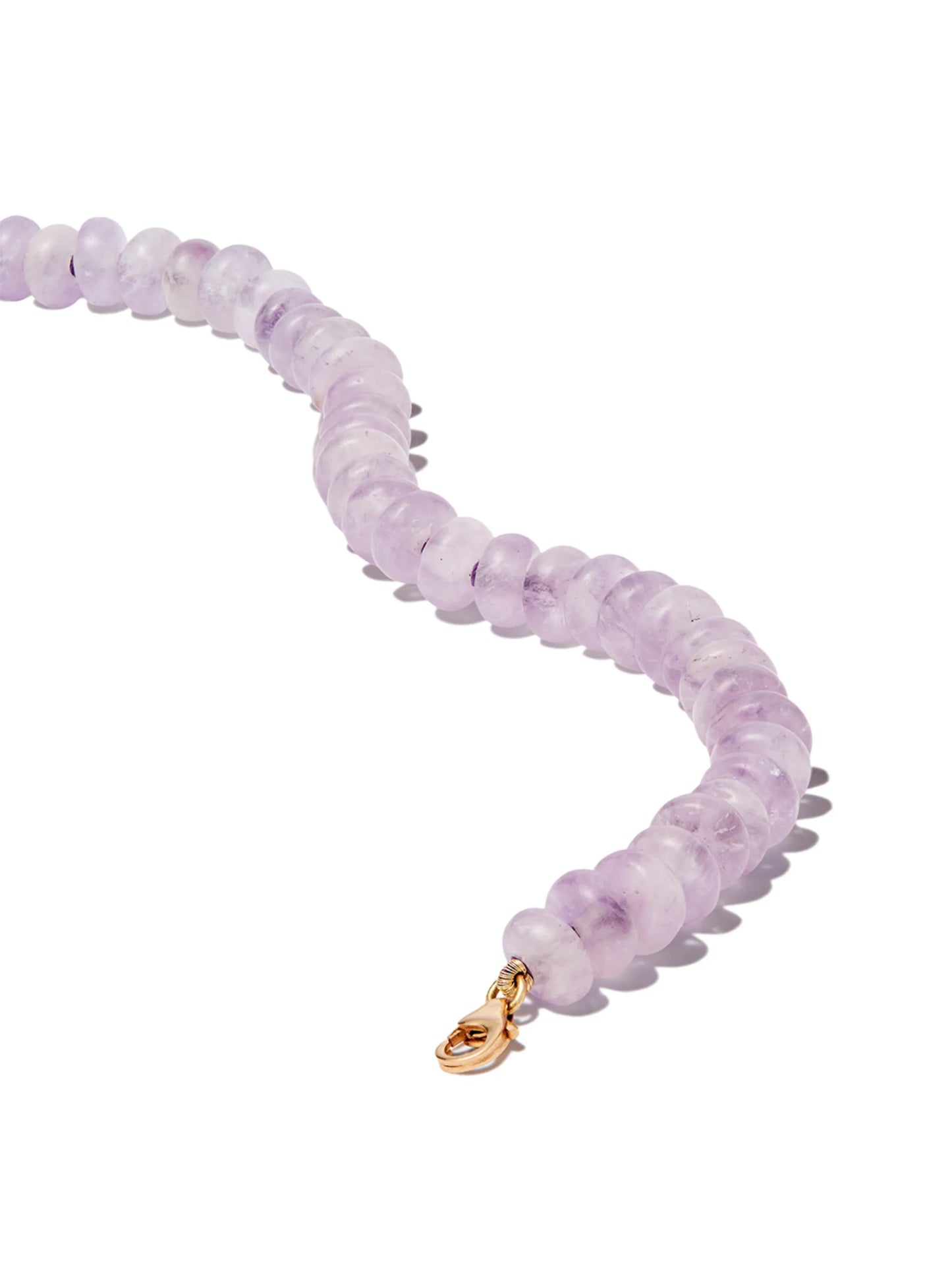 14kt yellow gold amethyst crystal beaded bracelet