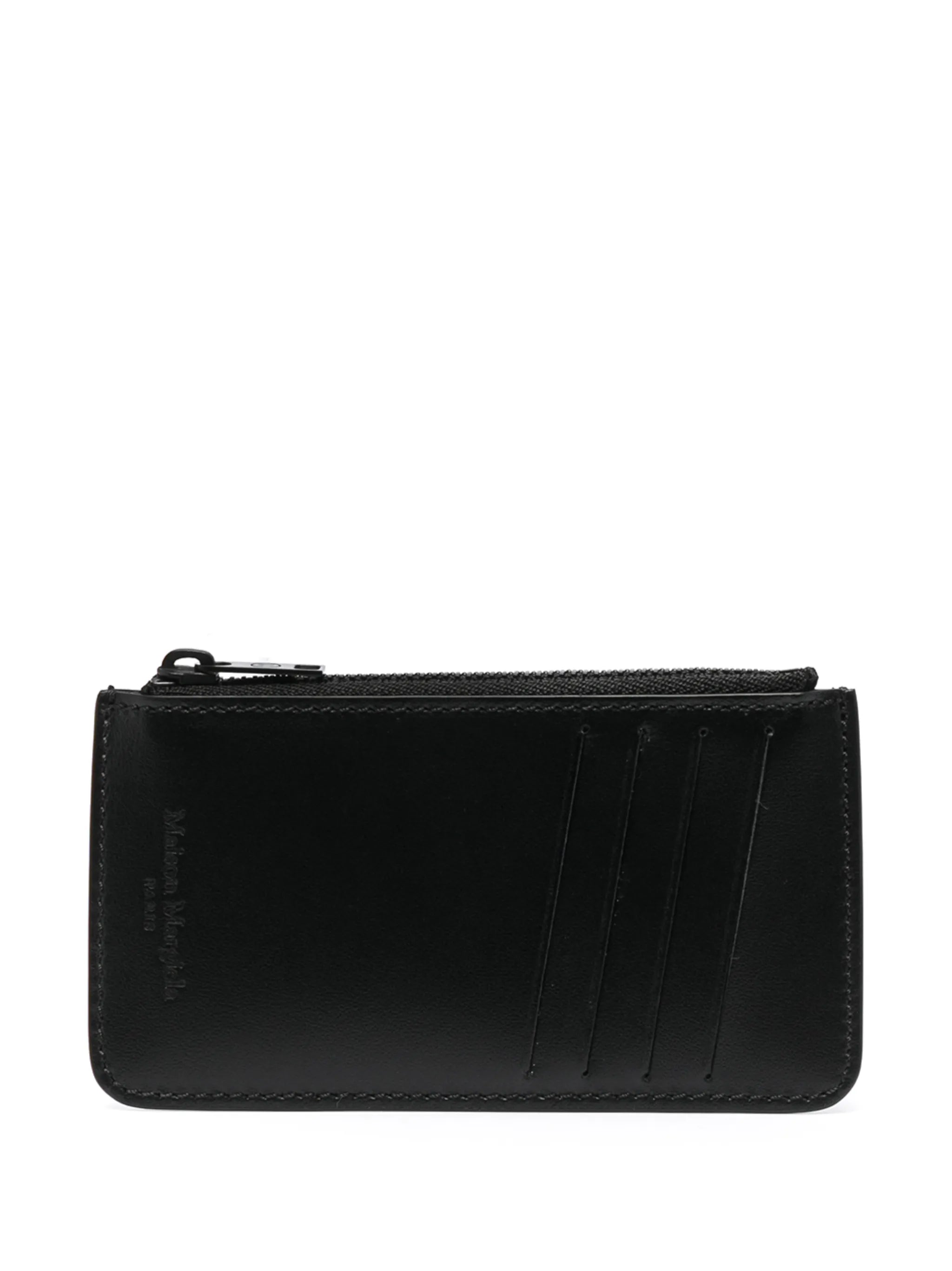 four-stitch zip wallet