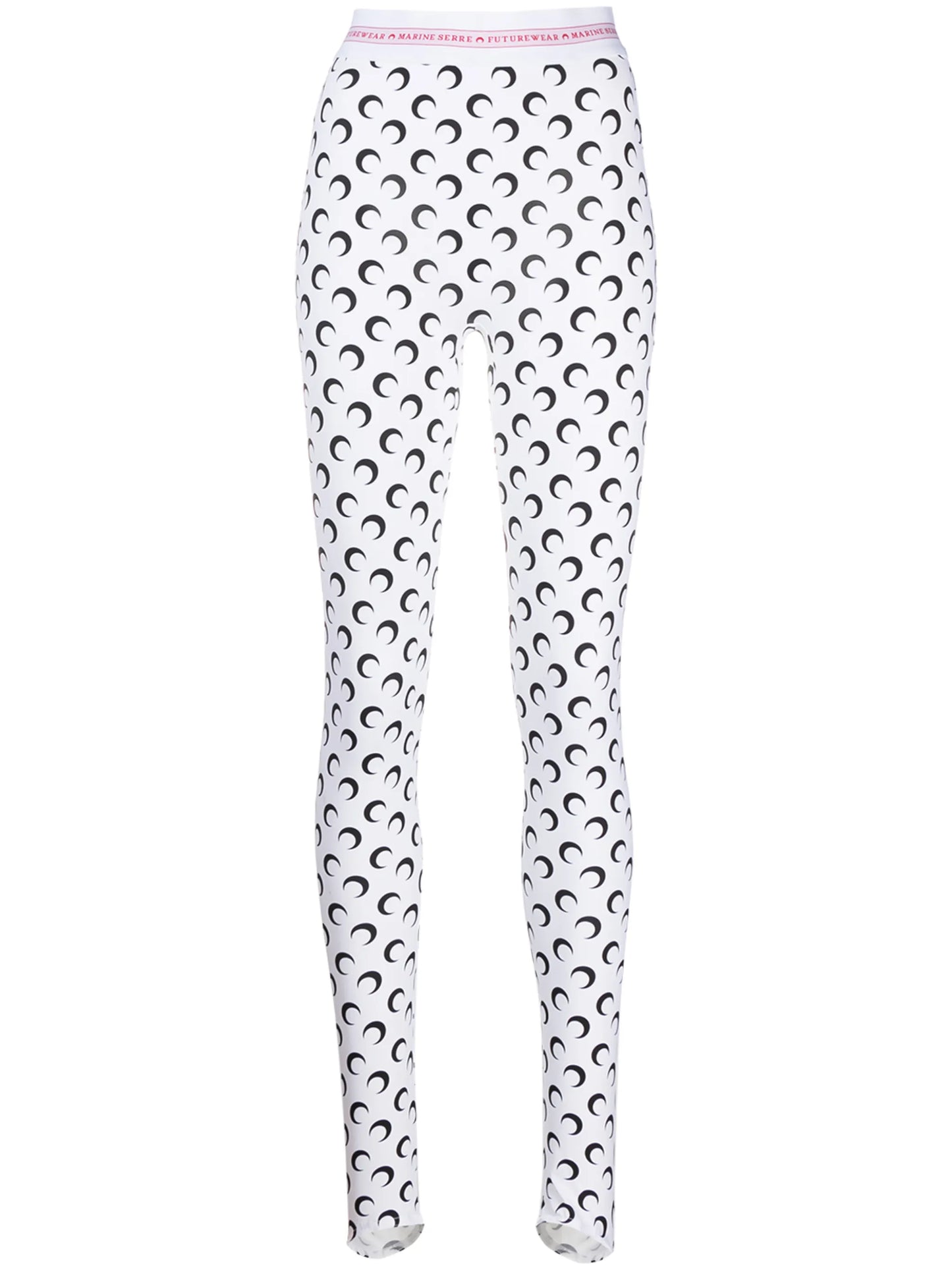 crescent moon print leggings
