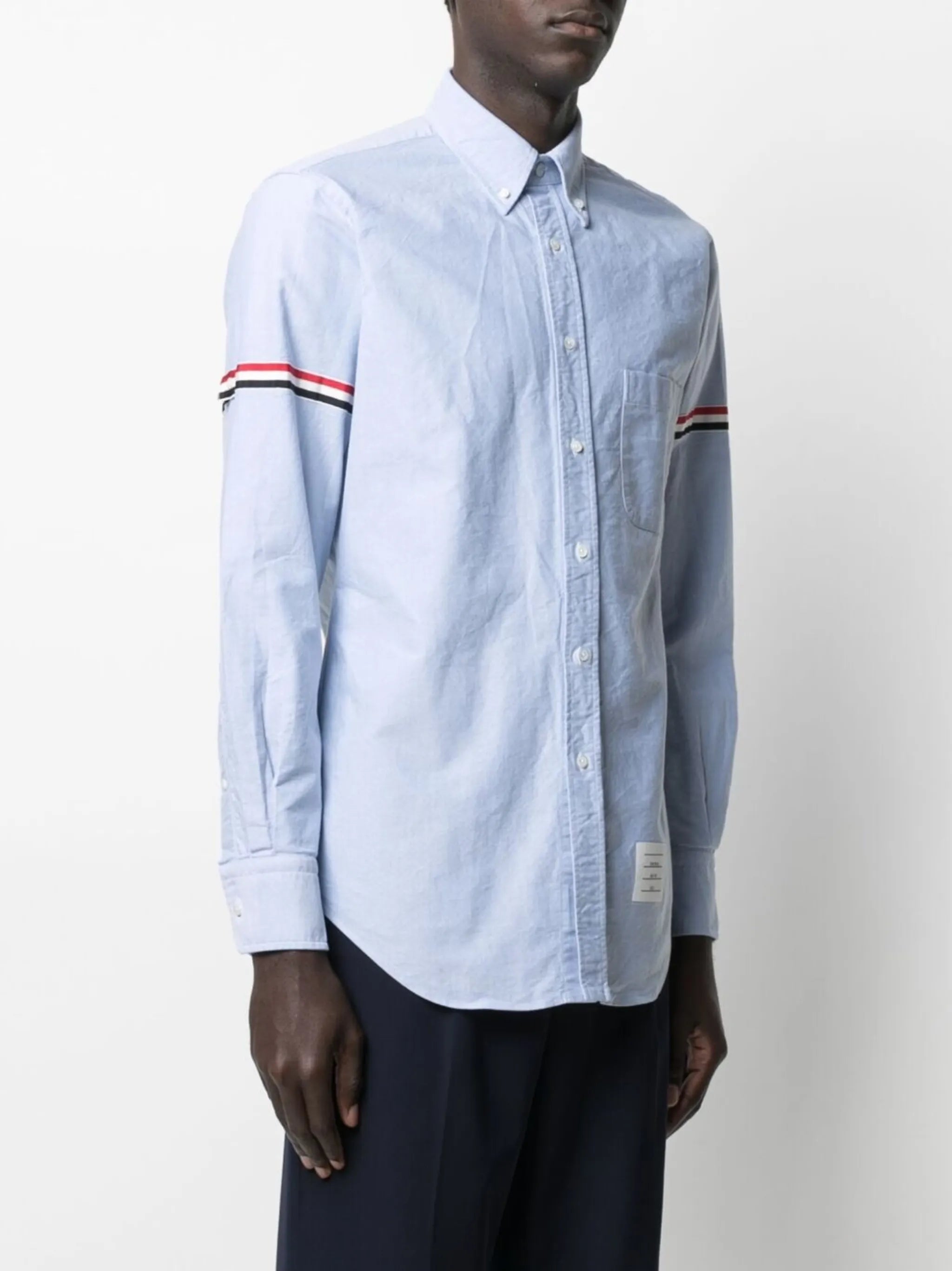 grosgrain armband Oxford shirt