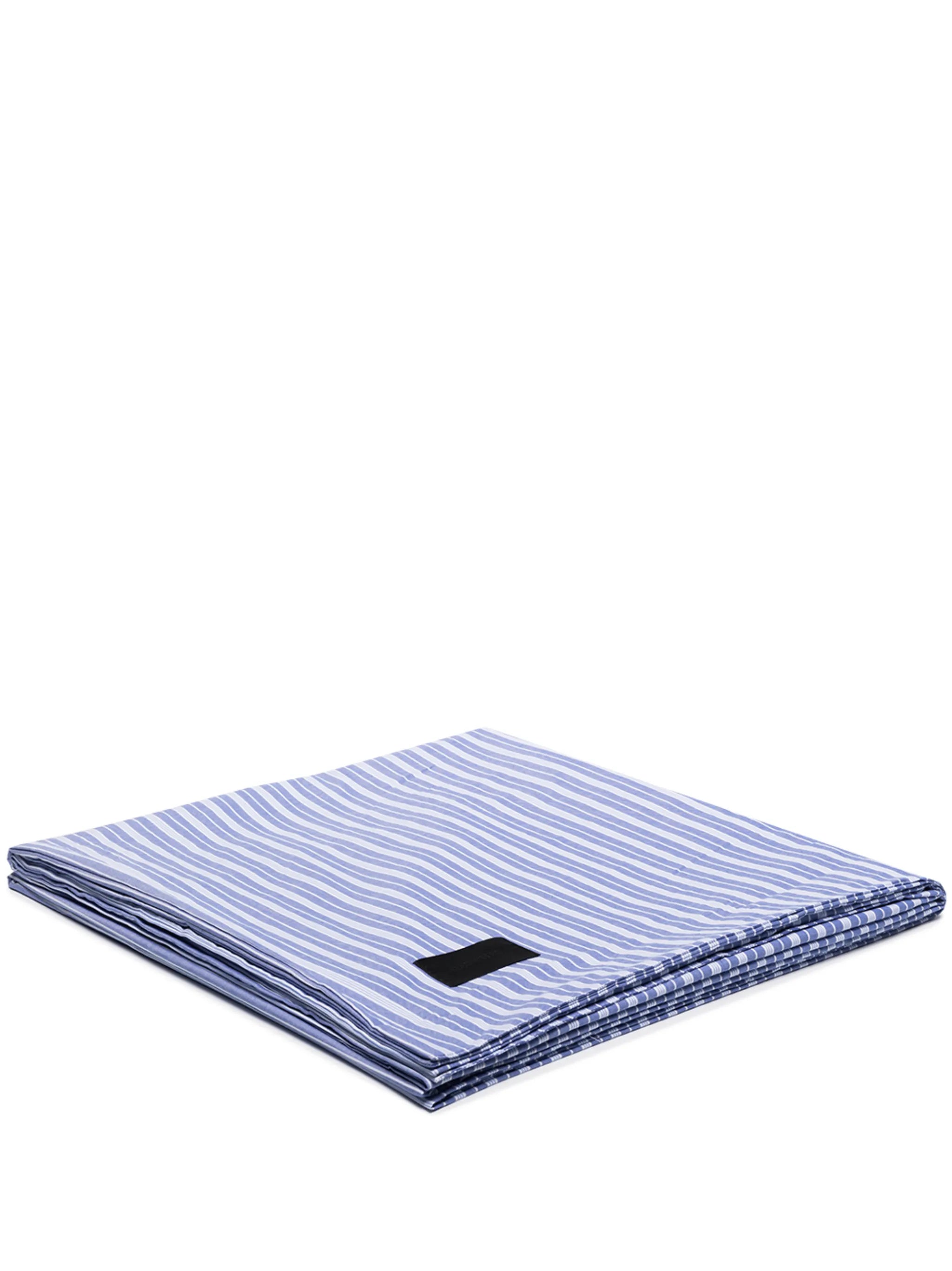 Wall Street stripe-pattern double duvet cover