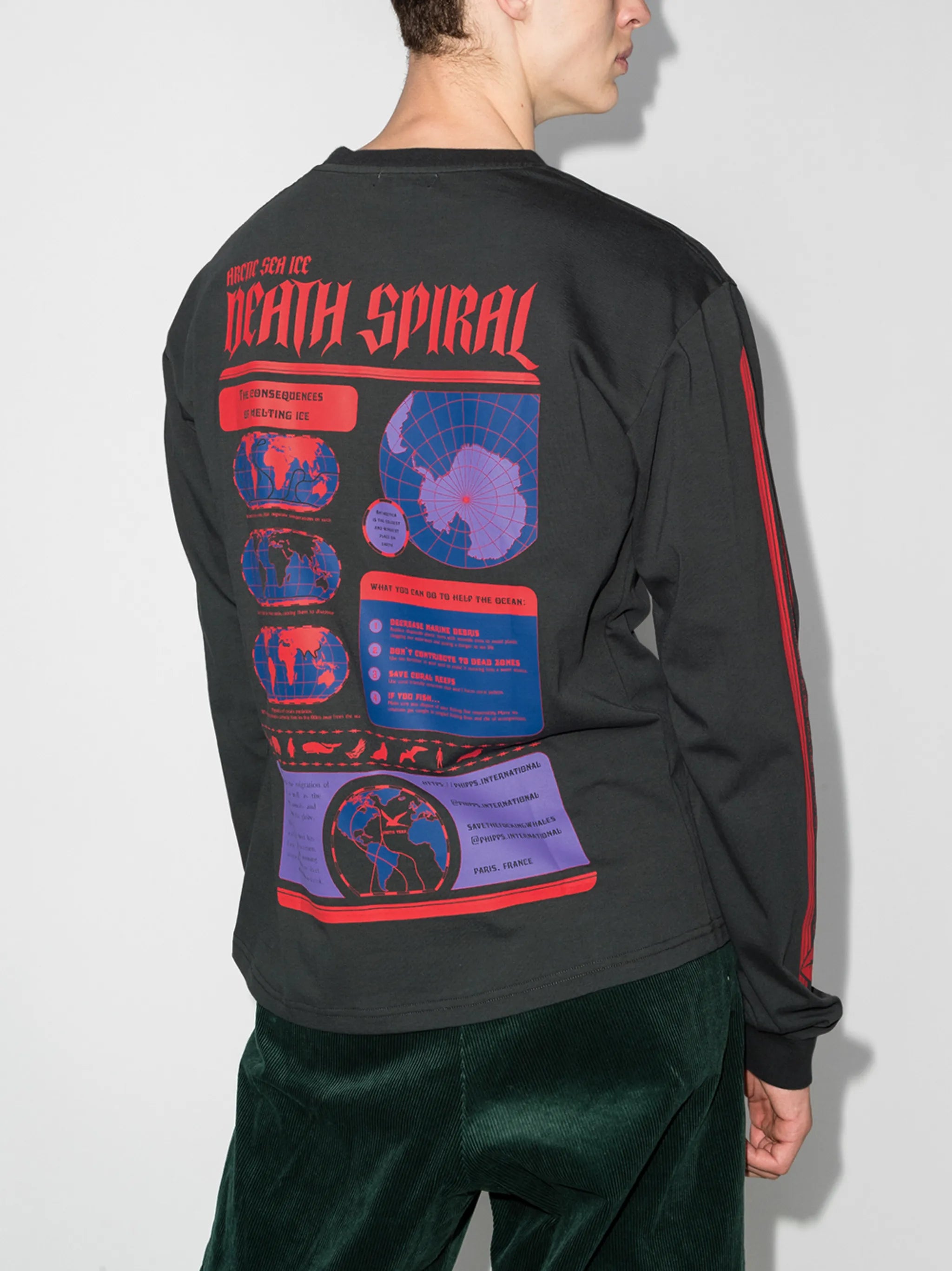 Death Spiral long-sleeve T-shirt