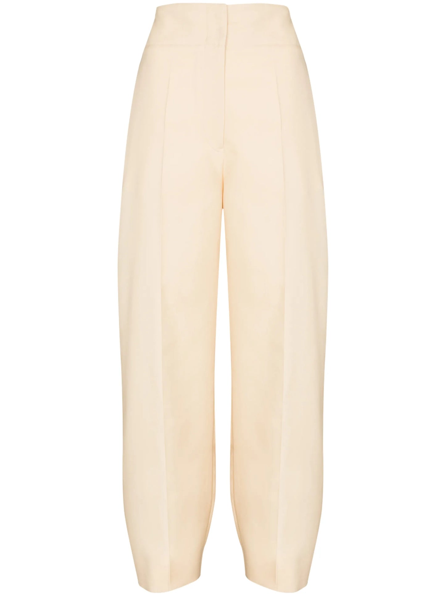 gabardine tapared trousers