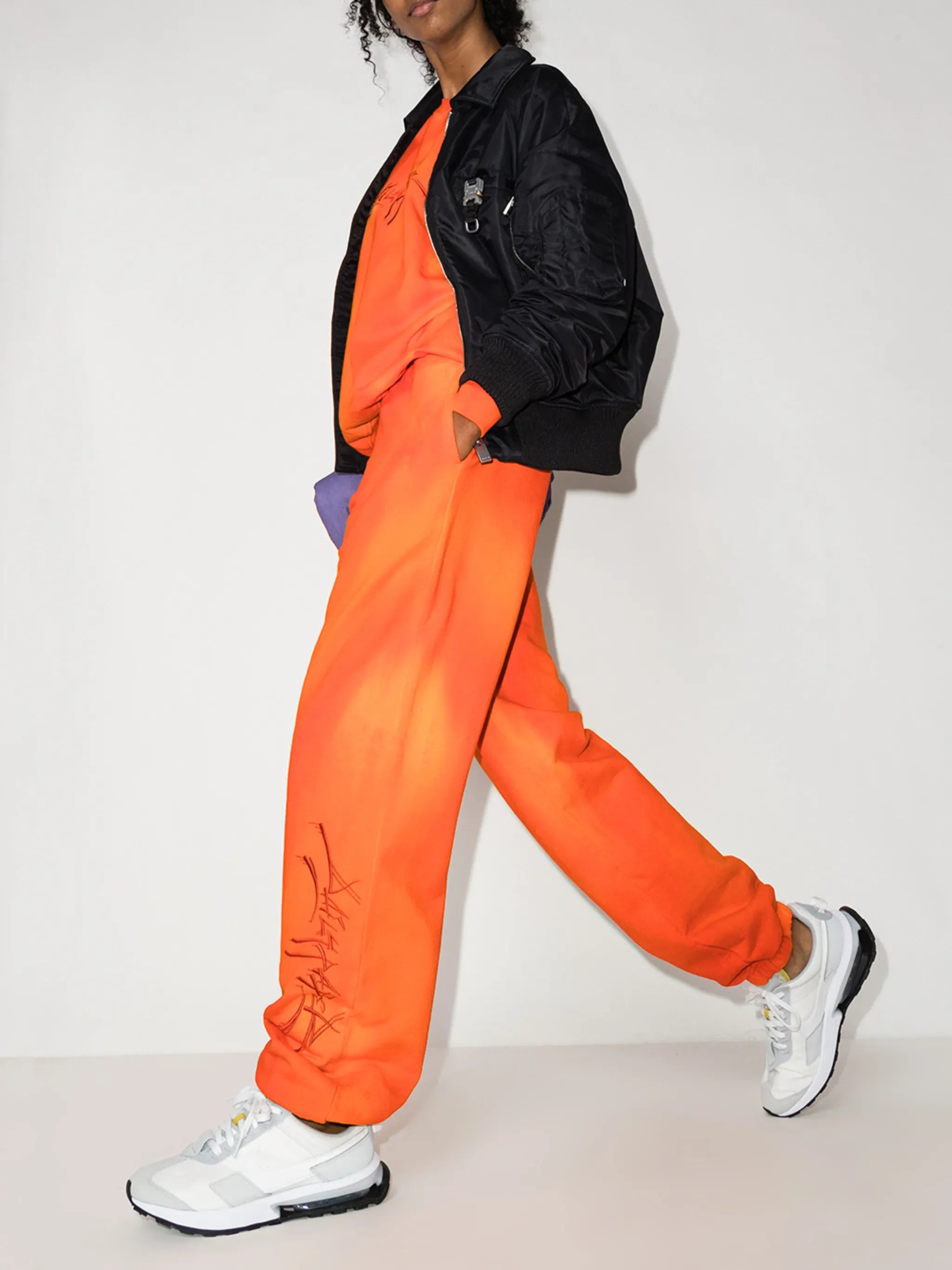 Lex tie-dye cotton track pants
