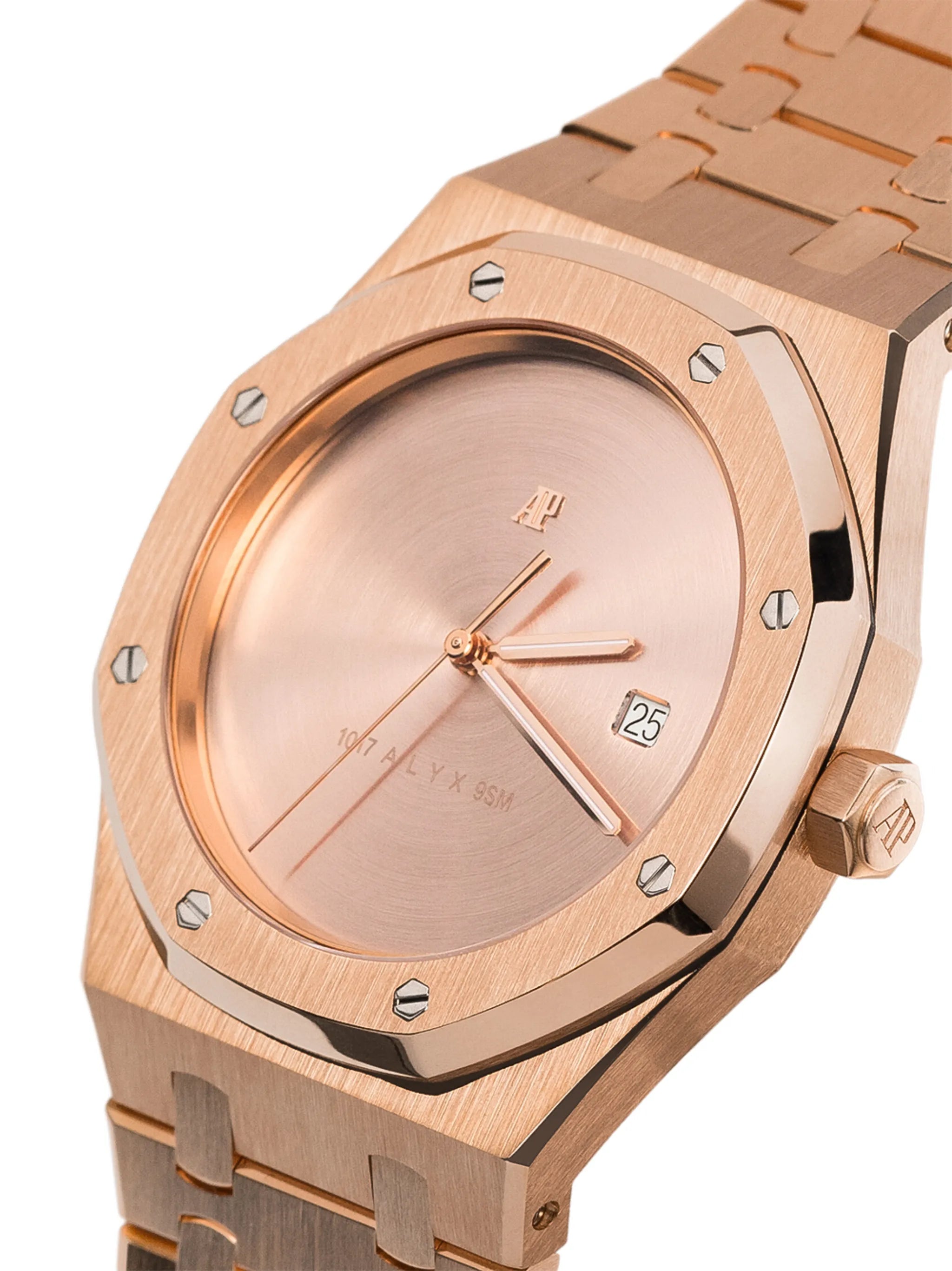 x 1017 ALYX 9SM pre-owned customised Royal Oak 41mm