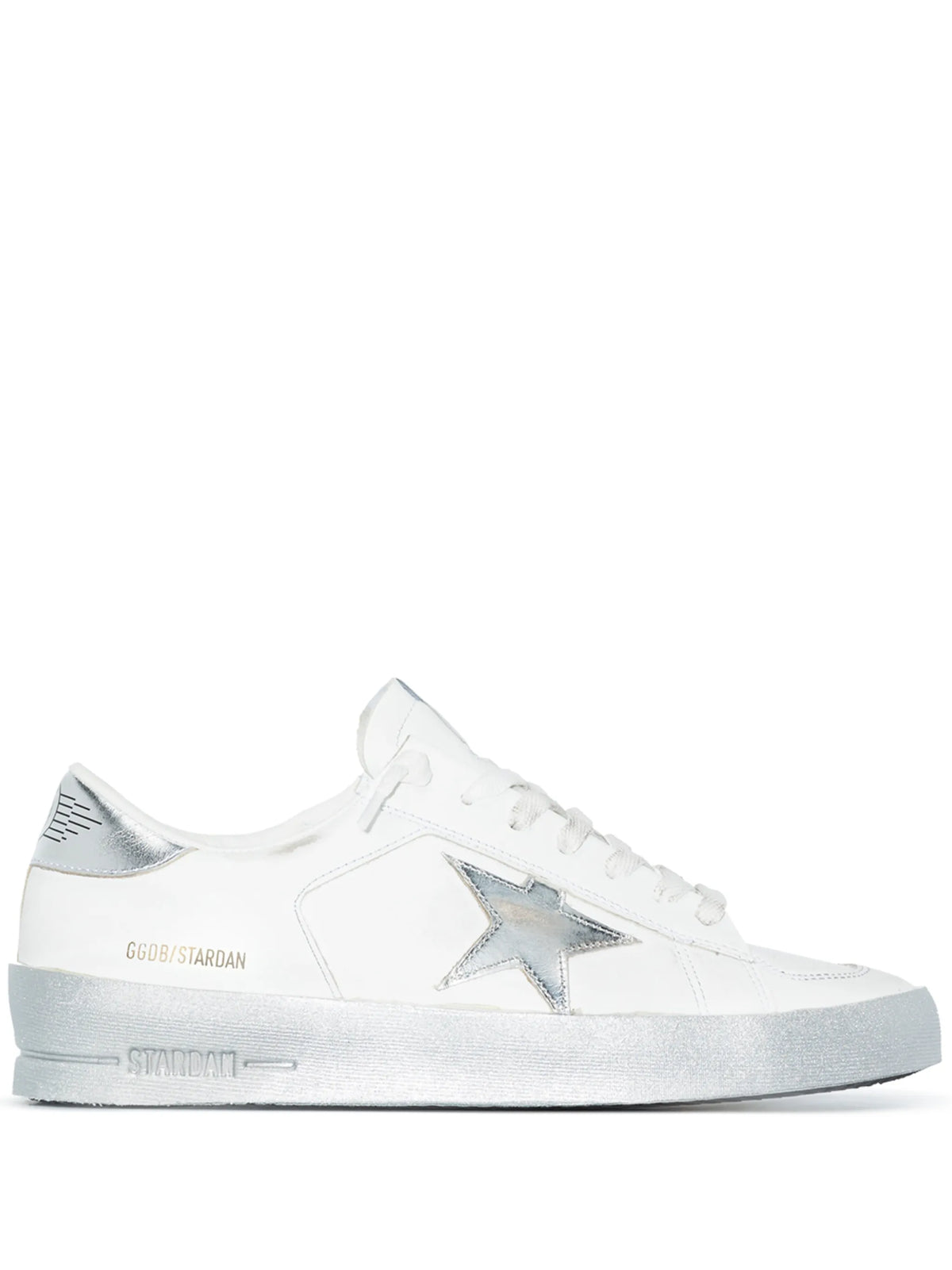 Stardan sneakers with metallic leather star and heel tab
