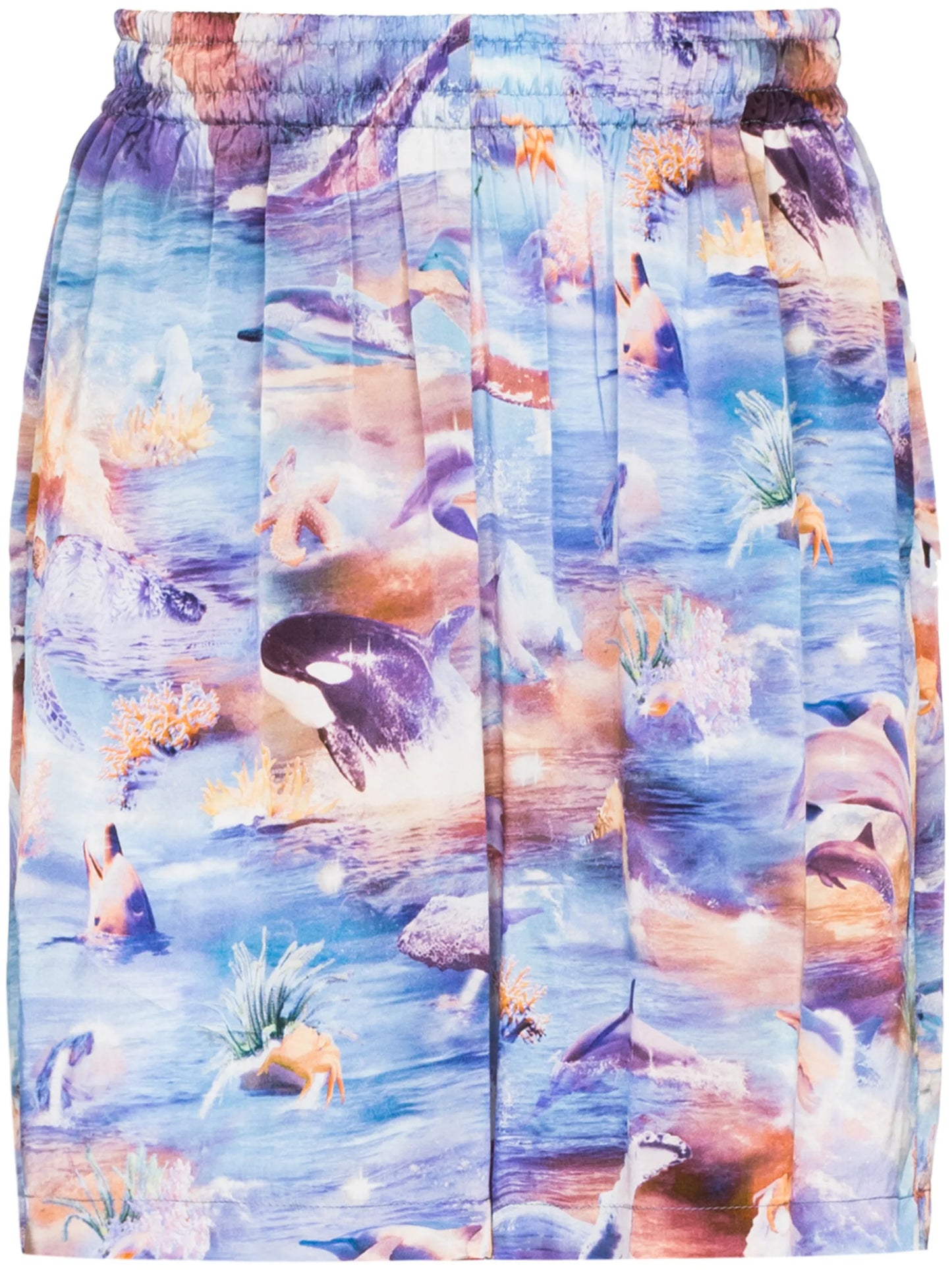 lounge sealife print shorts