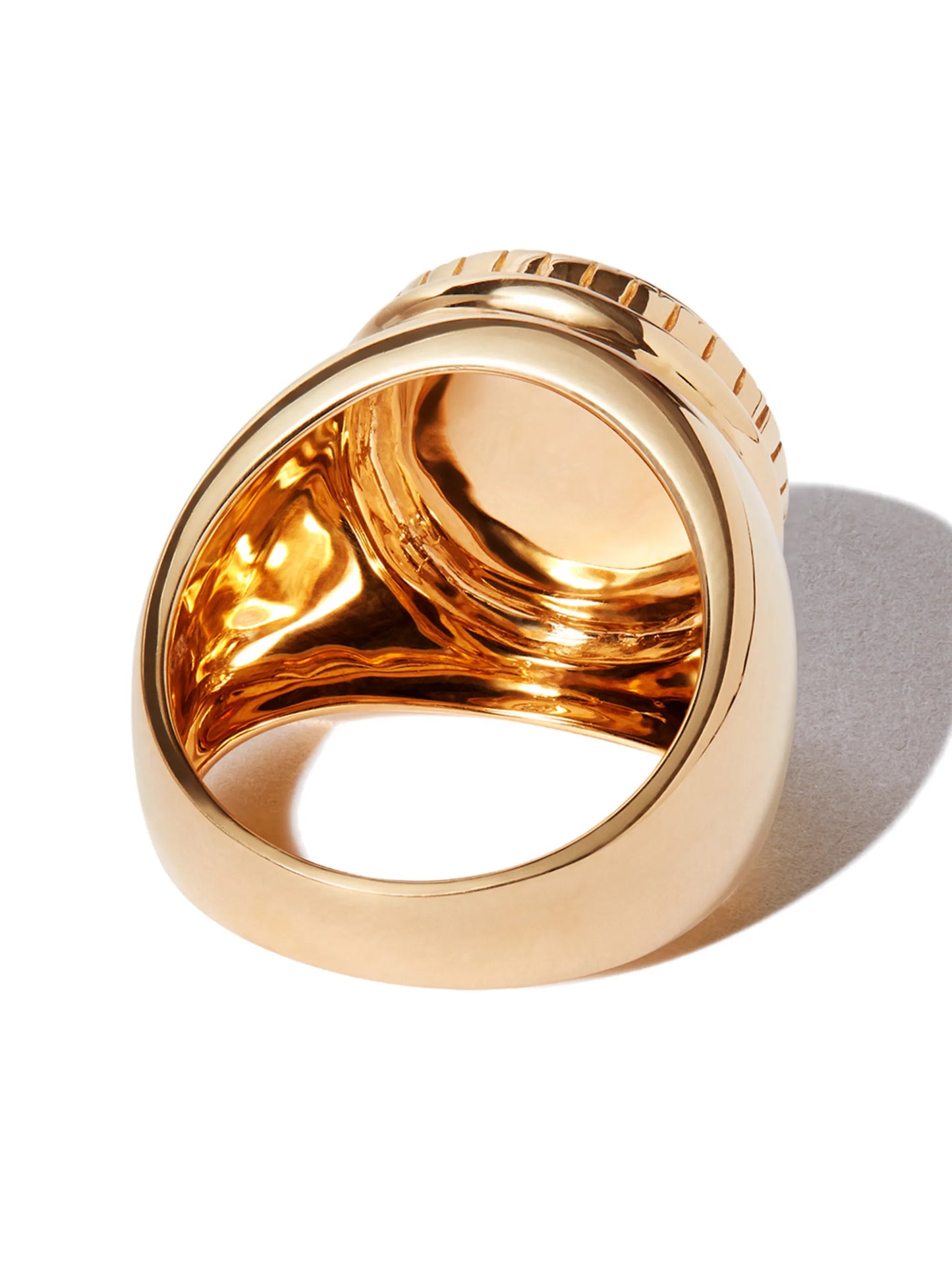 14kt jasper signet ring