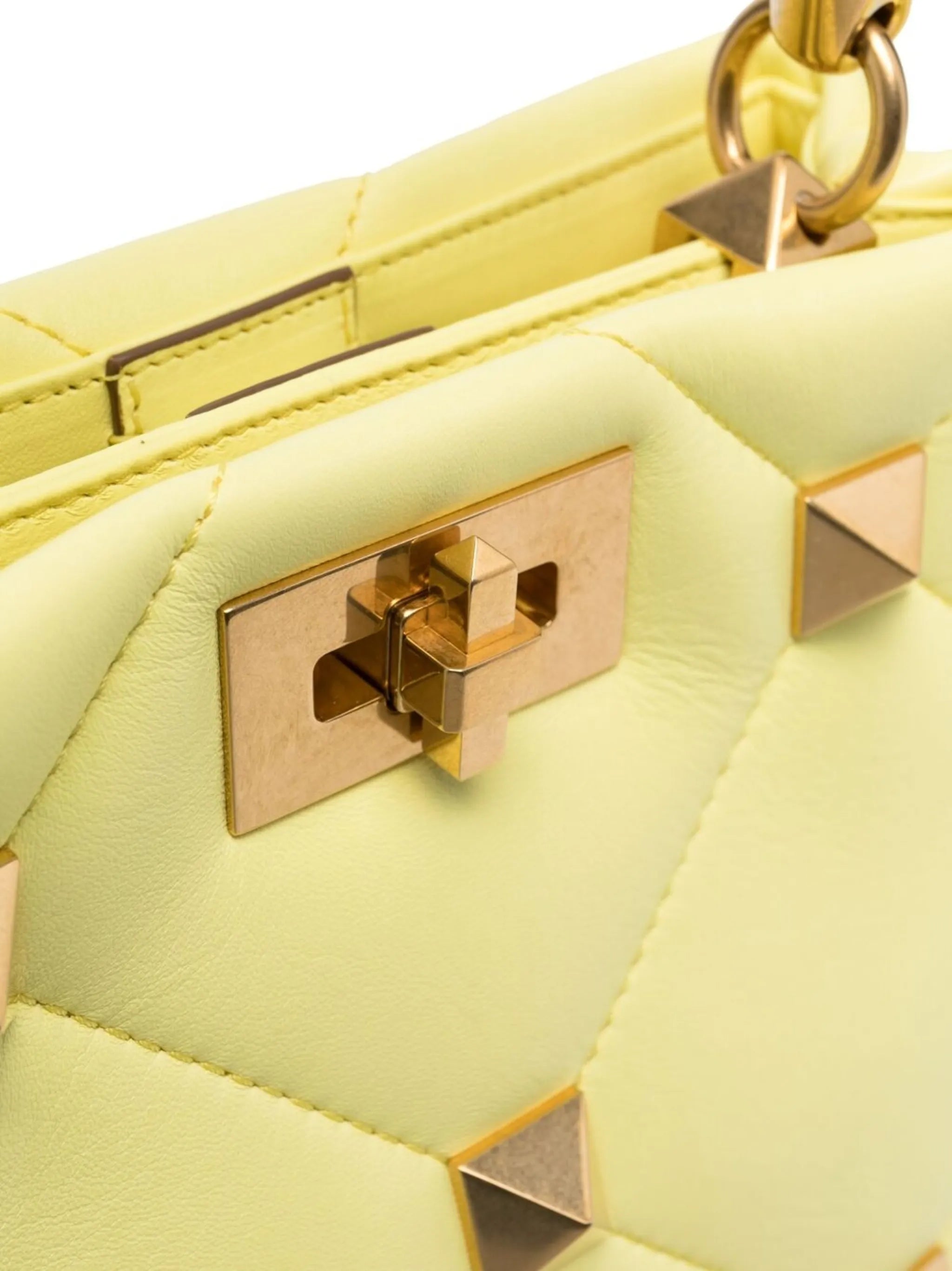 small Roman Stud top handle bag