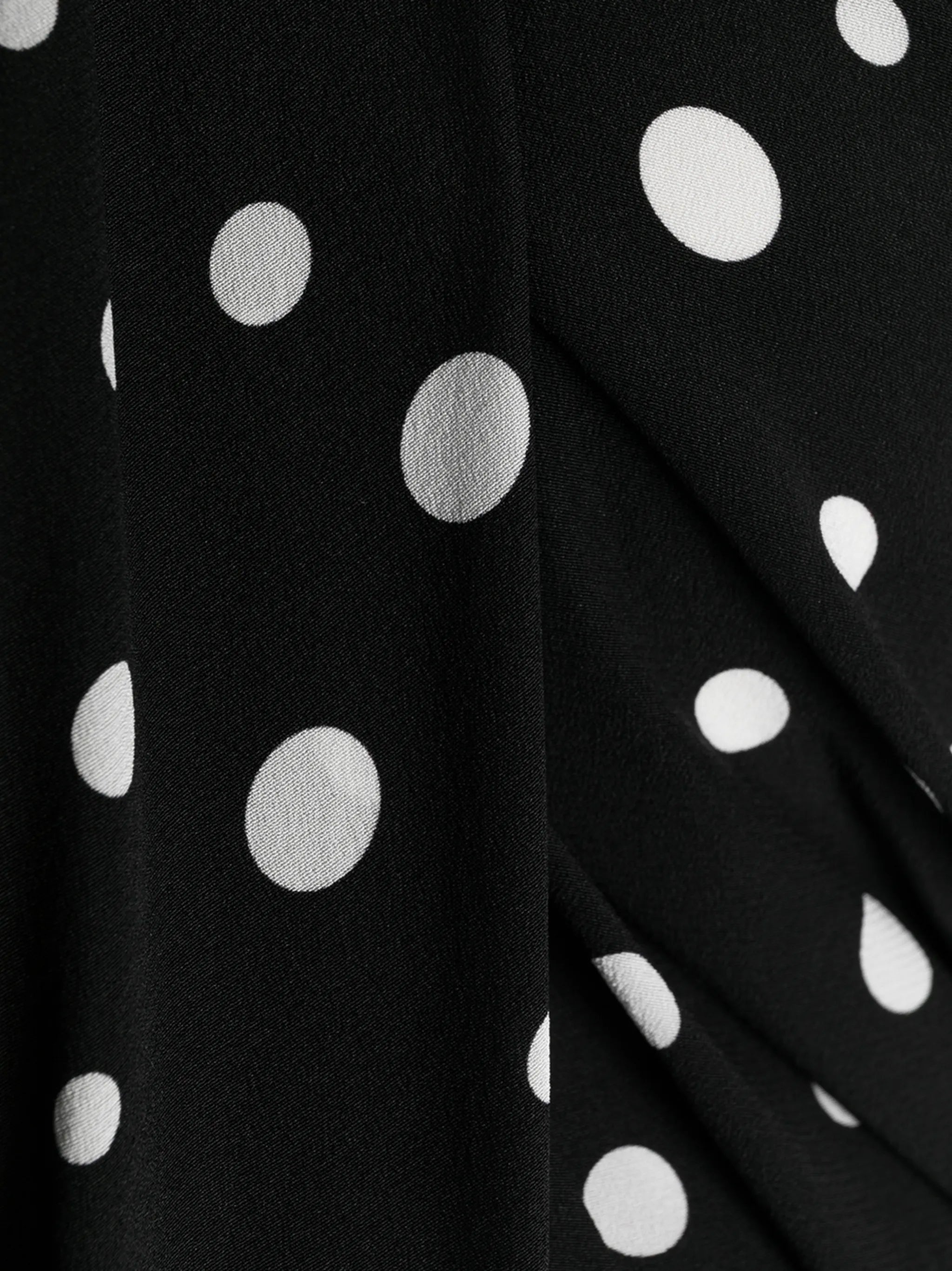 polka dot halterneck dress