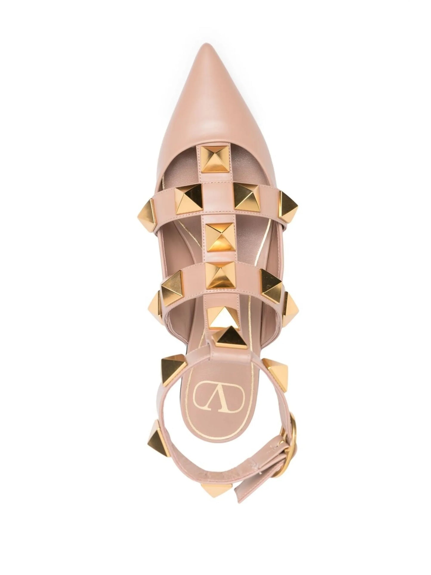 Roman Stud ballerina shoes