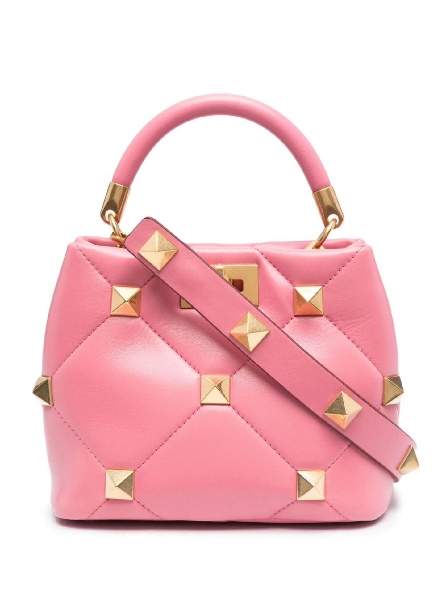small Roman stud leather bag