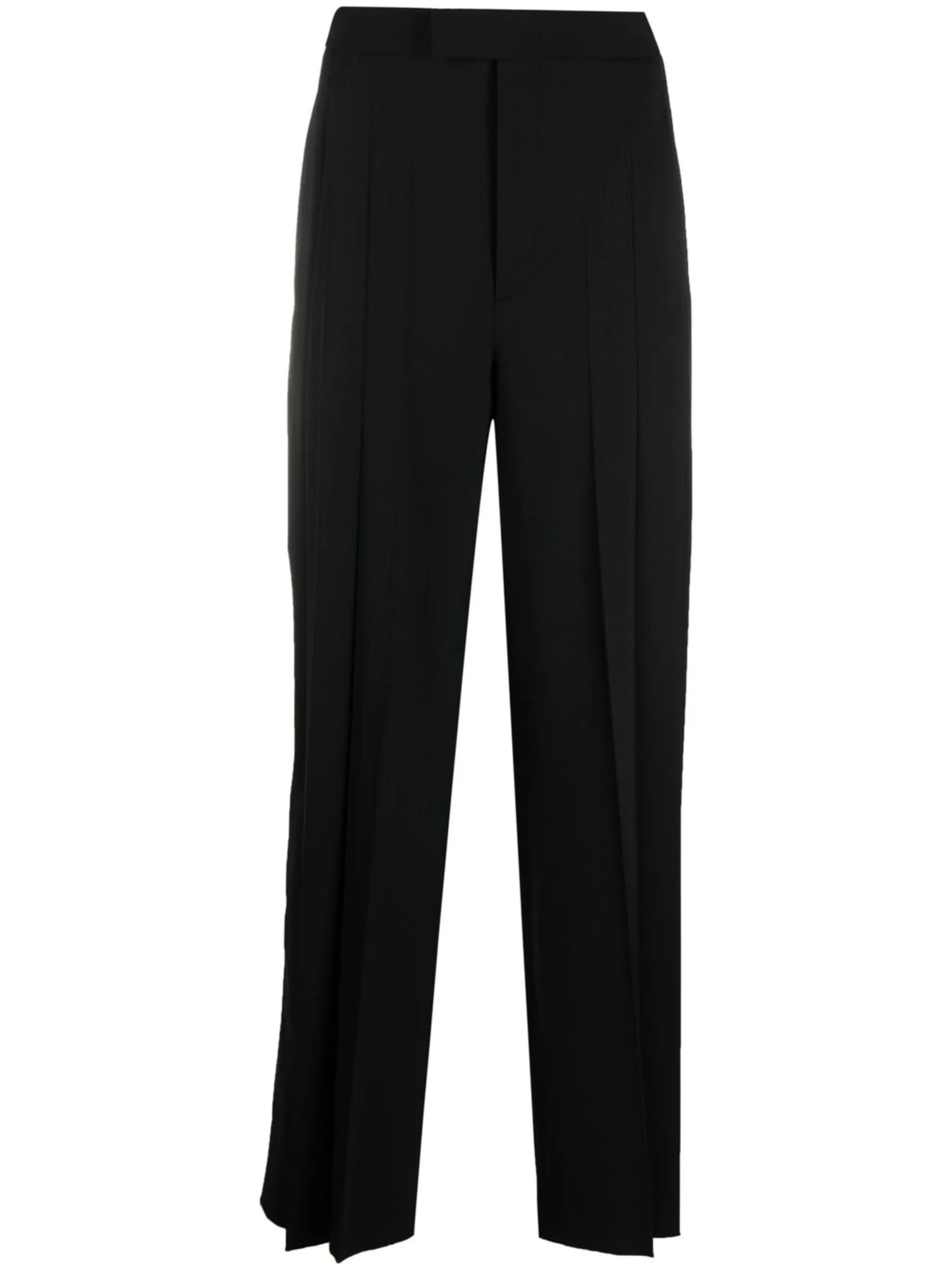 tailored wide-leg trousers