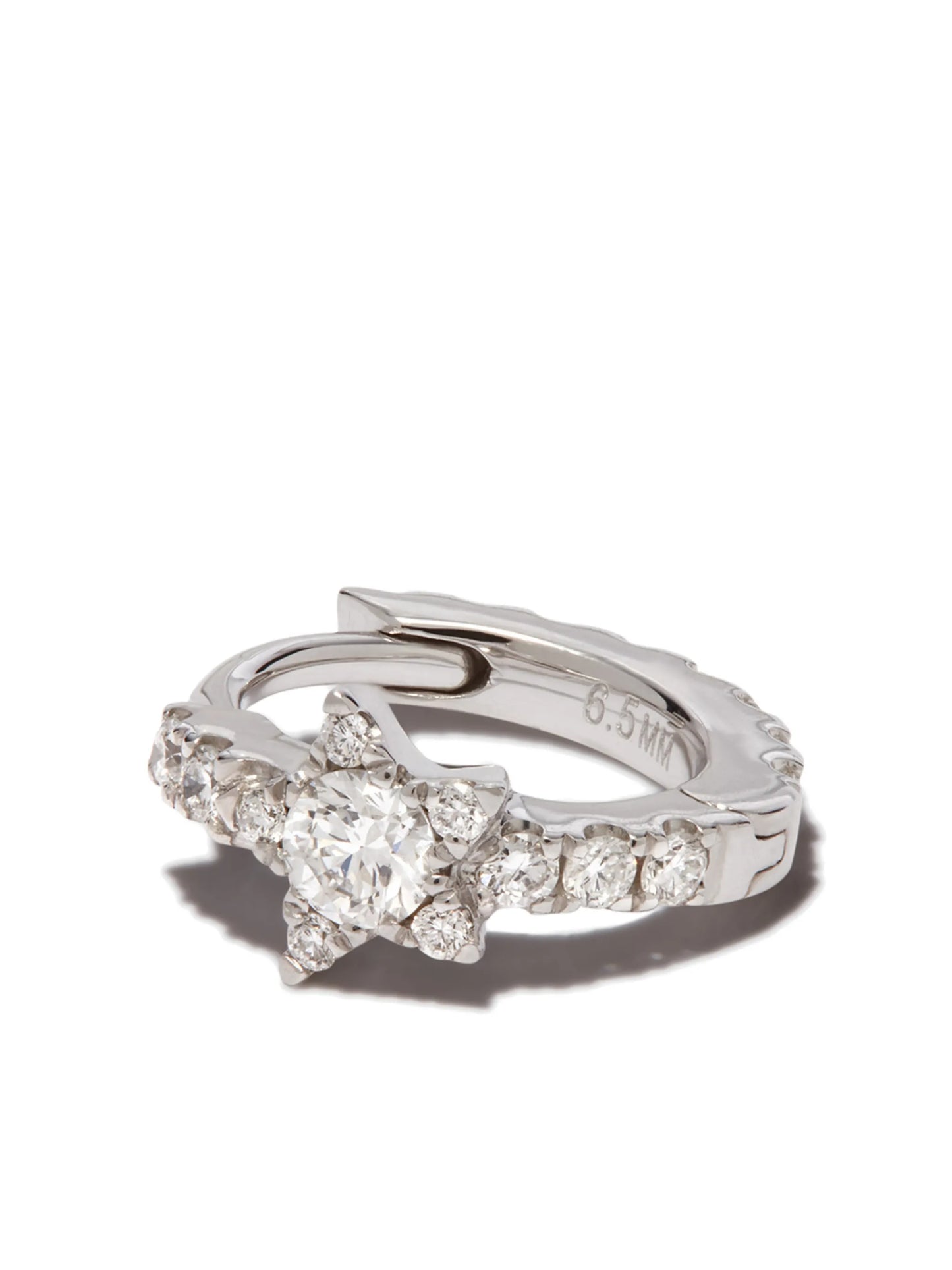 18kt gold Diamond Star Eternity earring