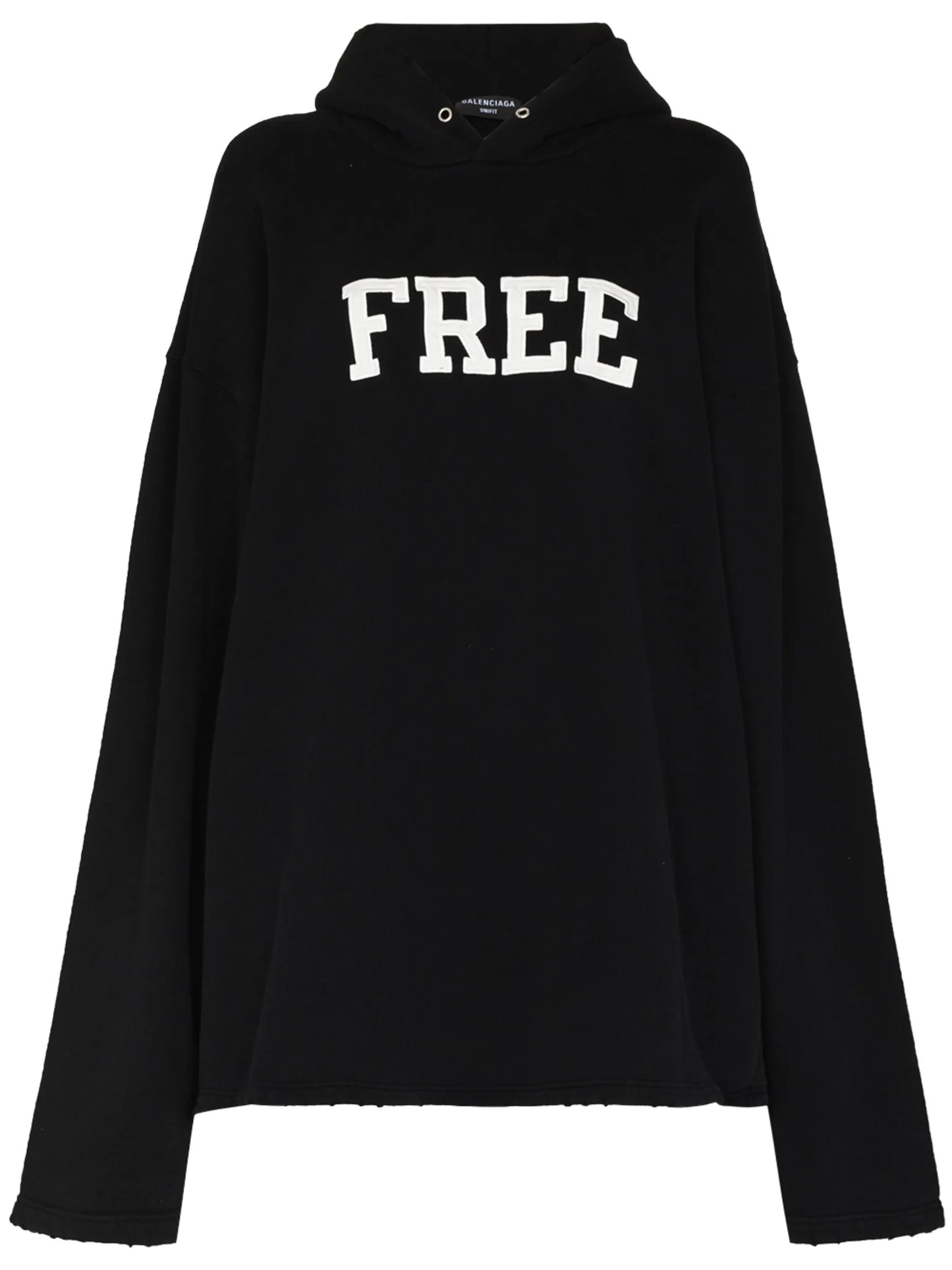 Free logo oversized hoodie
