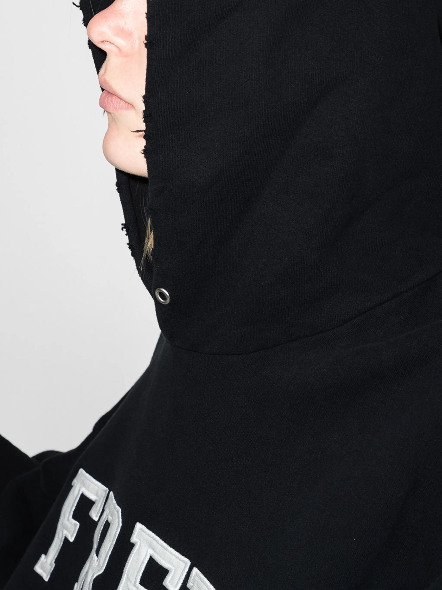 Free logo oversized hoodie
