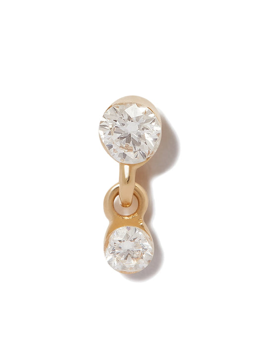 18kt yellow gold Dangle stud earring