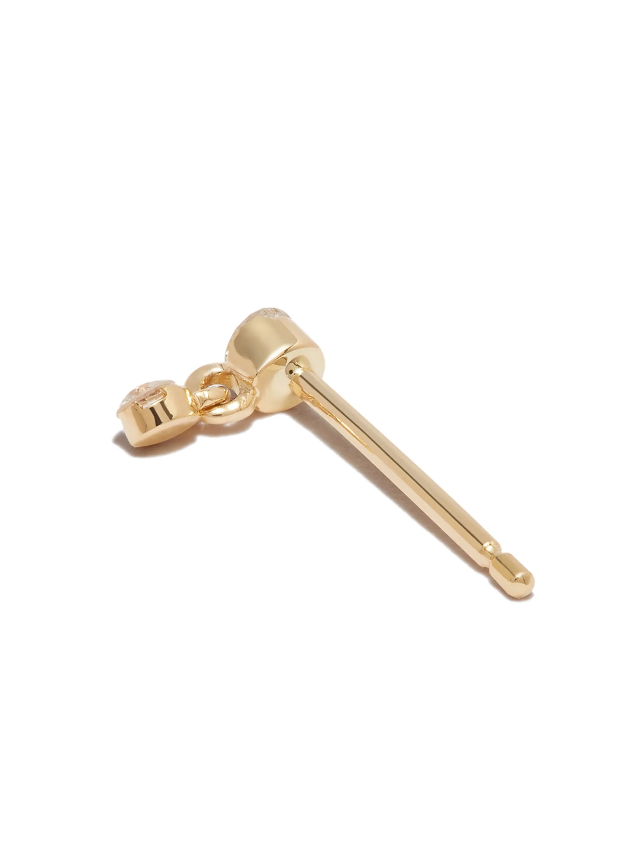 18kt yellow gold Dangle stud earring