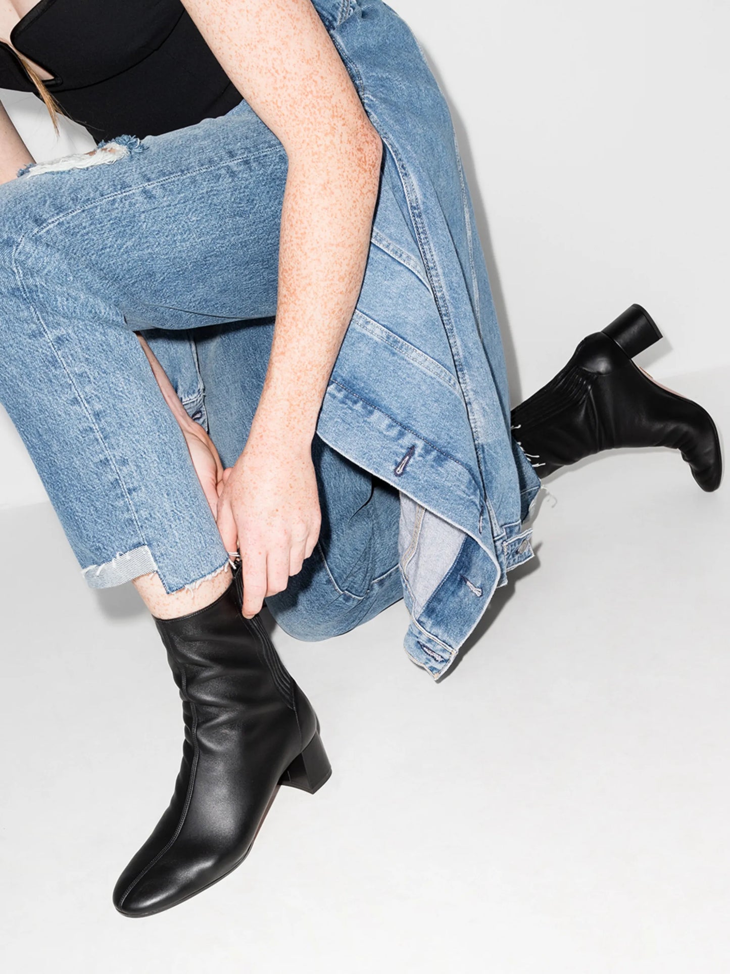 Saint Honore 50mm leather boots