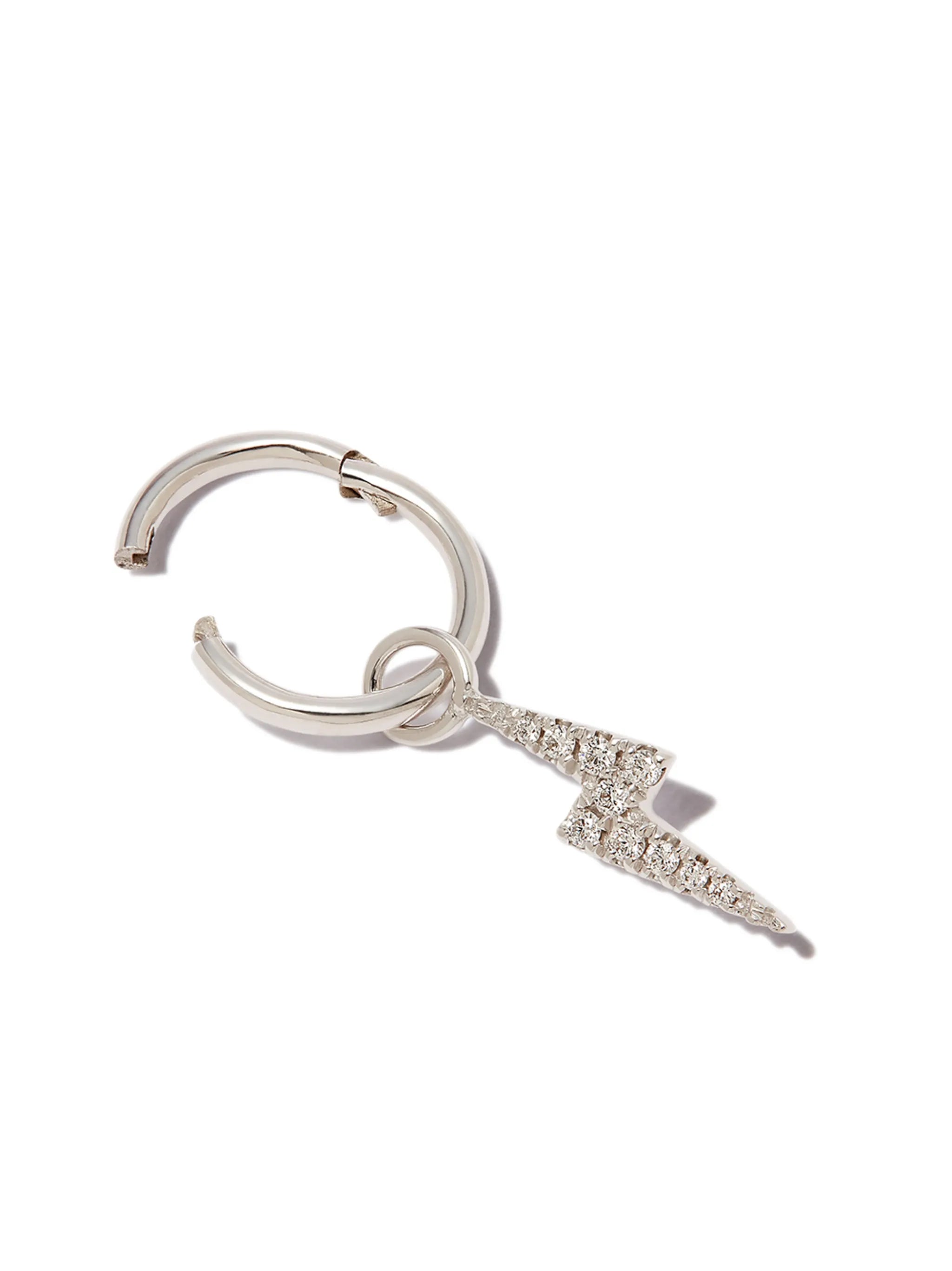 18kt white gold Lightning Bolt charm