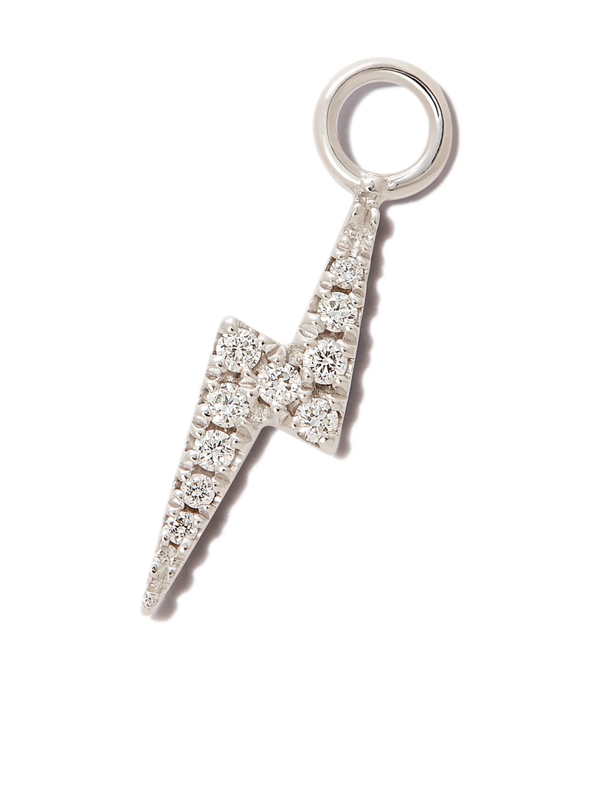 18kt white gold Lightning Bolt charm