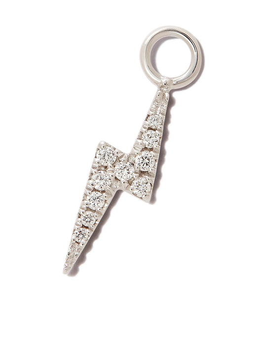 18kt white gold Lightning Bolt charm
