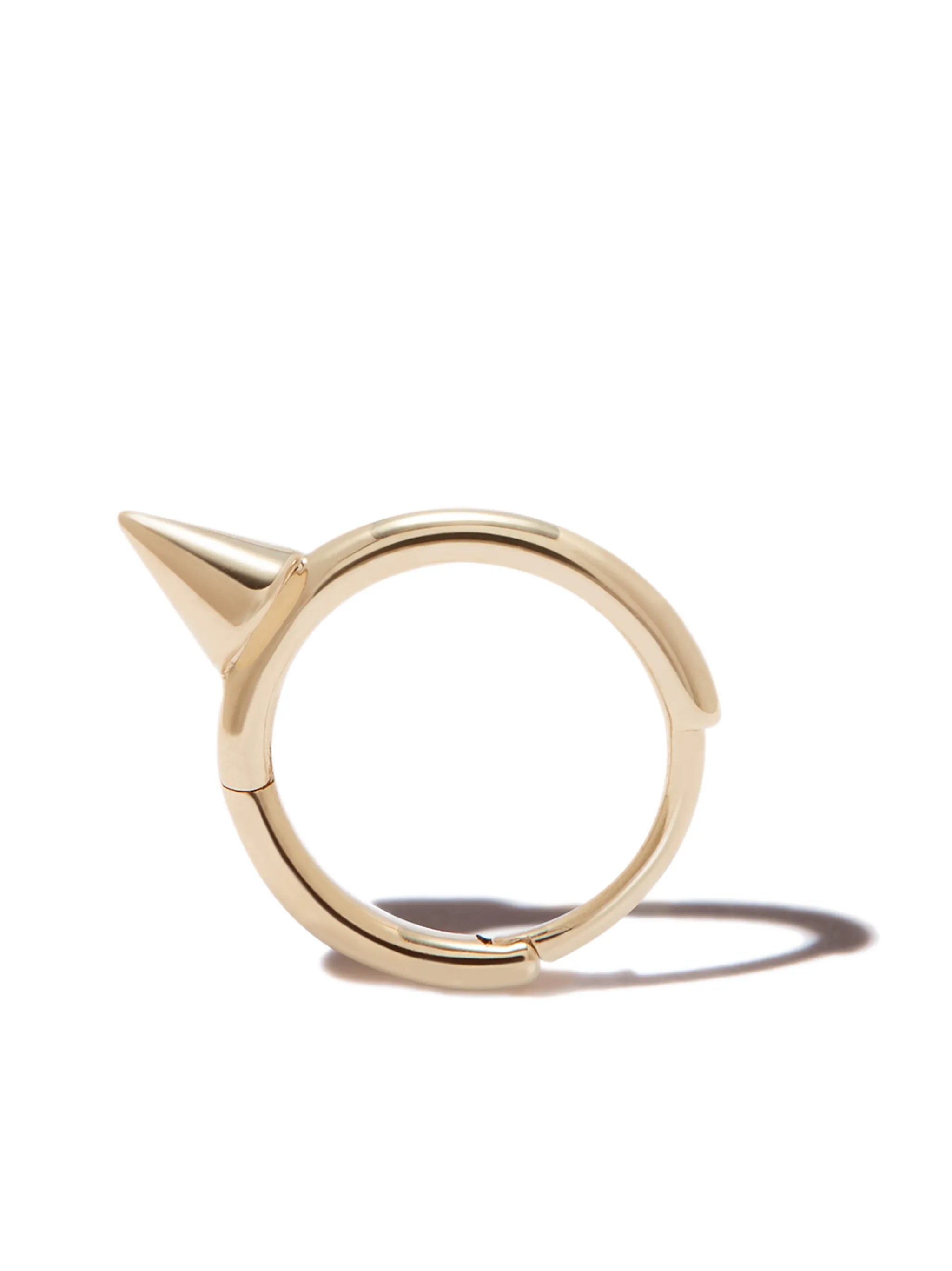 14kt yellow gold Short Spike earring