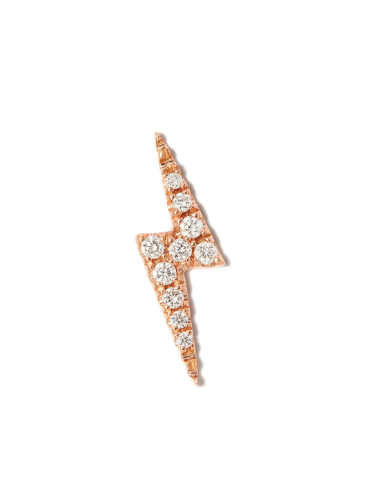 18kt rose gold Lightning Bolt earring