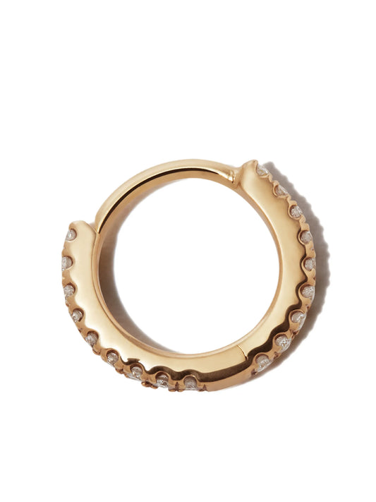 18kt yellow gold Eternity diamond earring