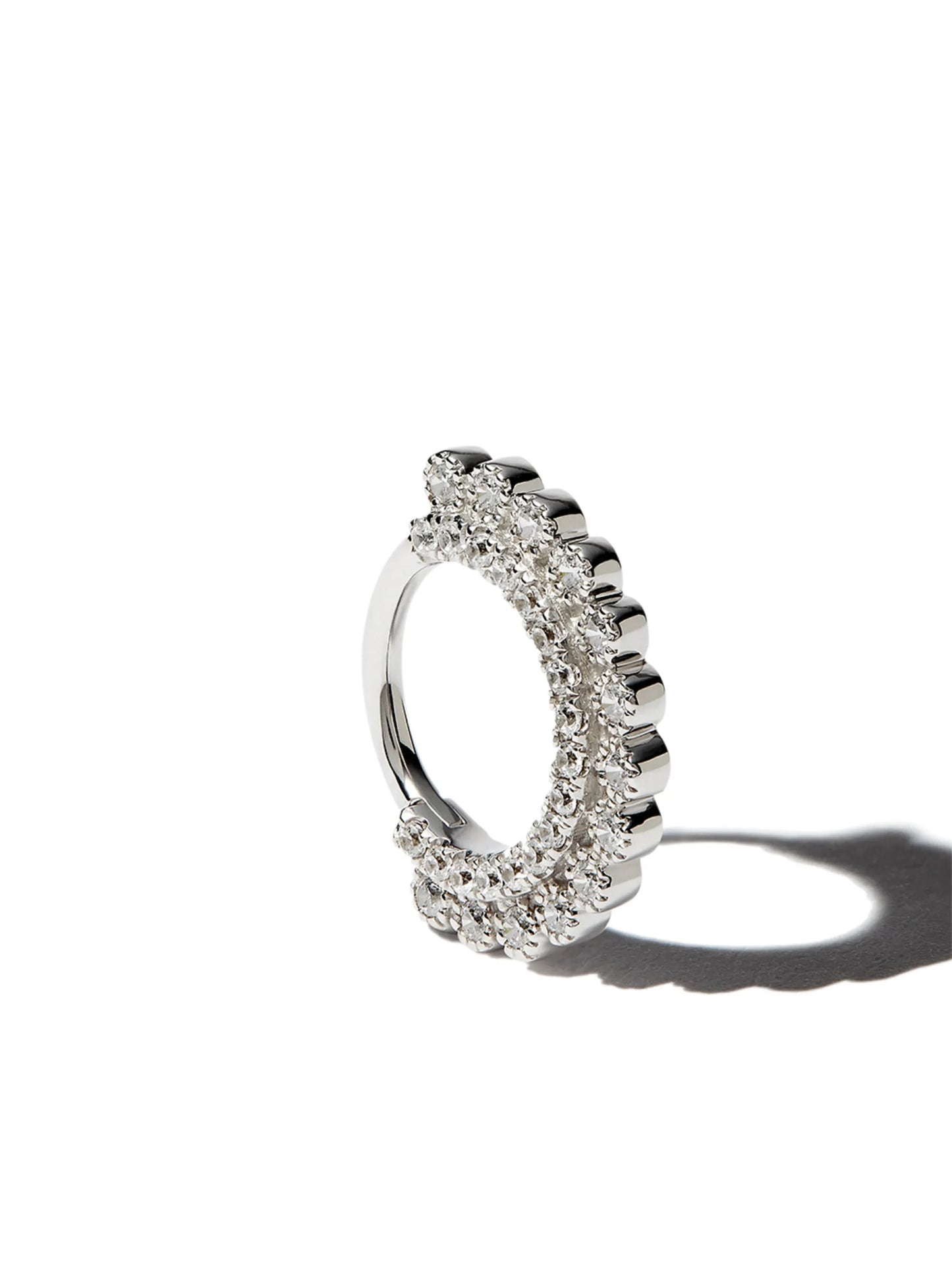 18kt white gold Apsara Clicker earring