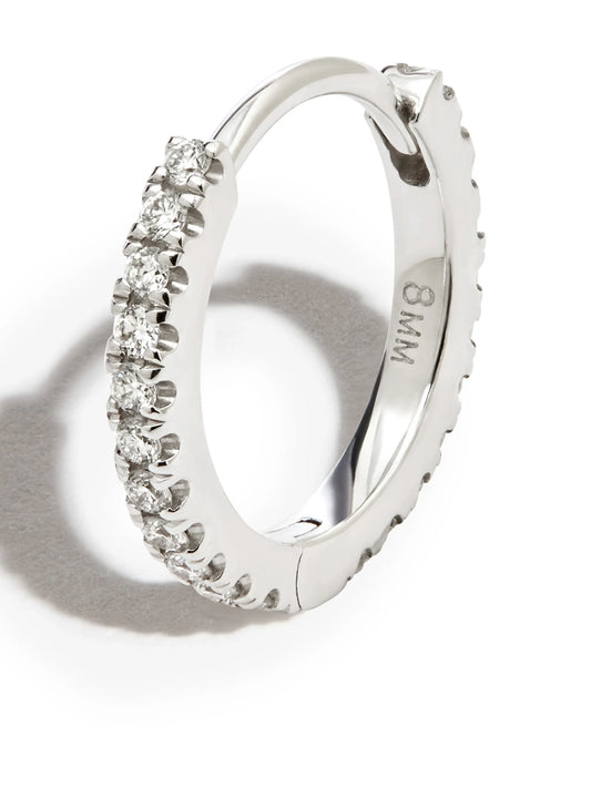 18kt white gold Eternity earring
