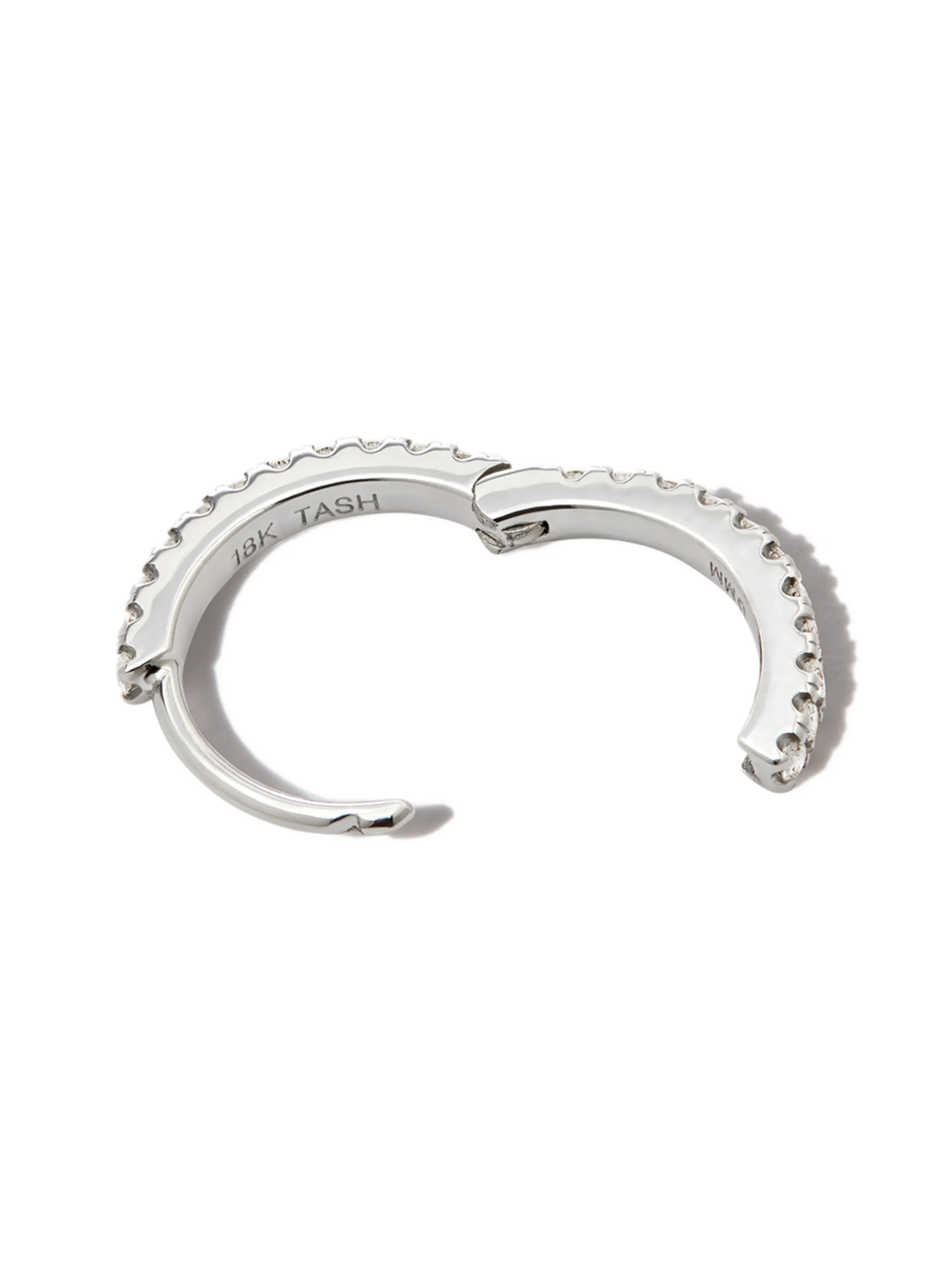 18kt white gold Eternity earring