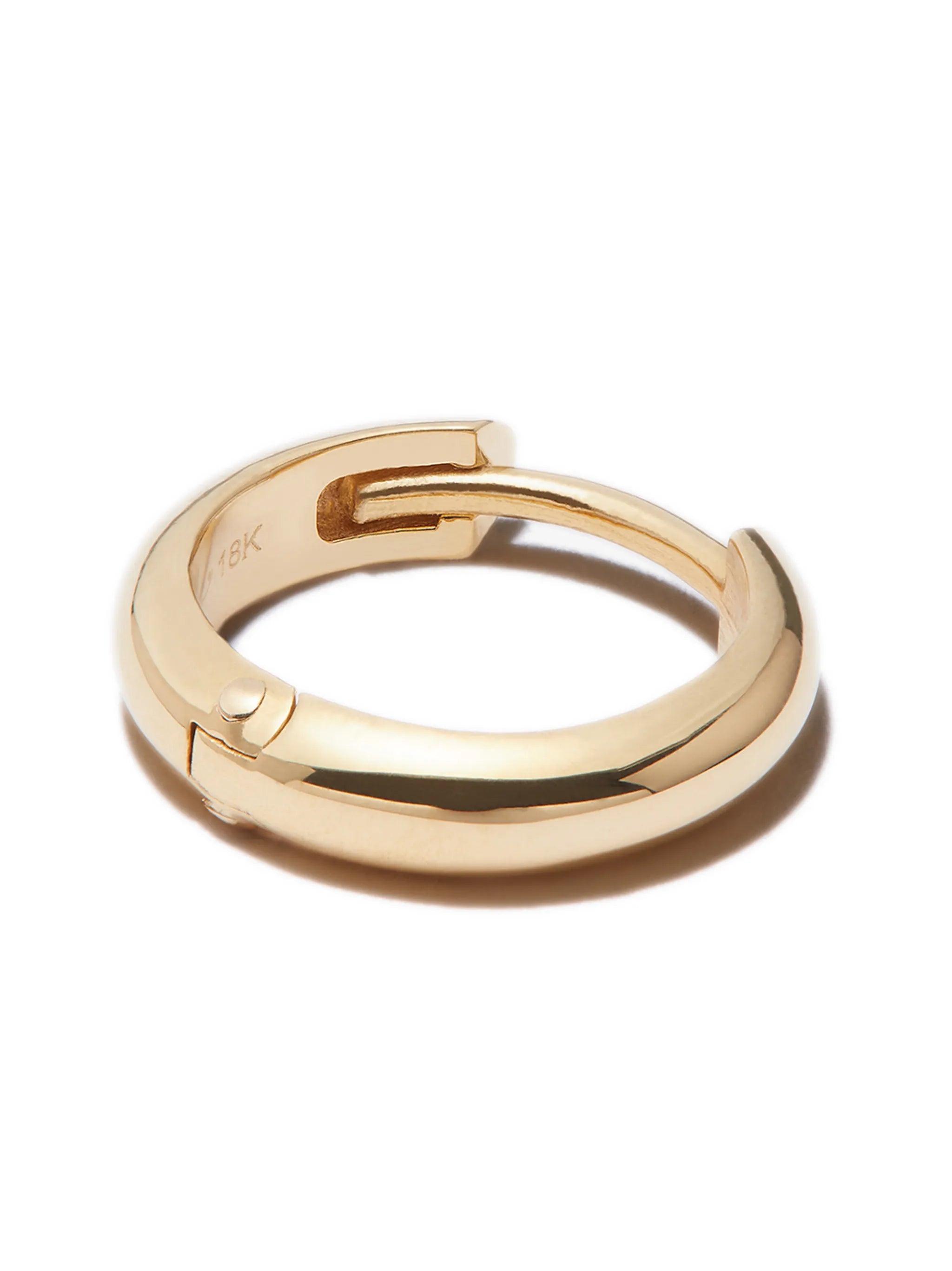 18kt yellow gold Chubby huggie earring