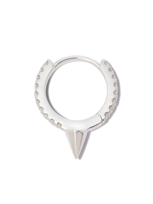 18kt white gold Spike diamond earring