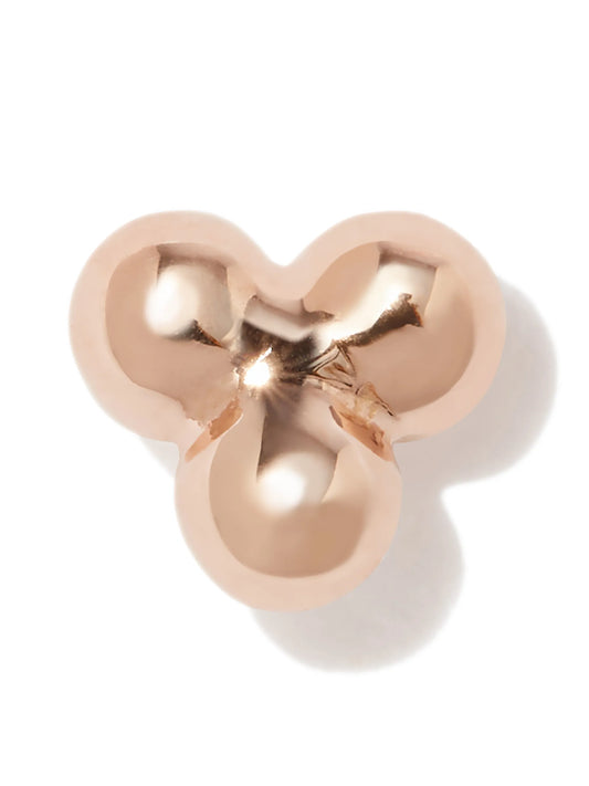 18kt rose gold Three Ball Trinity earring