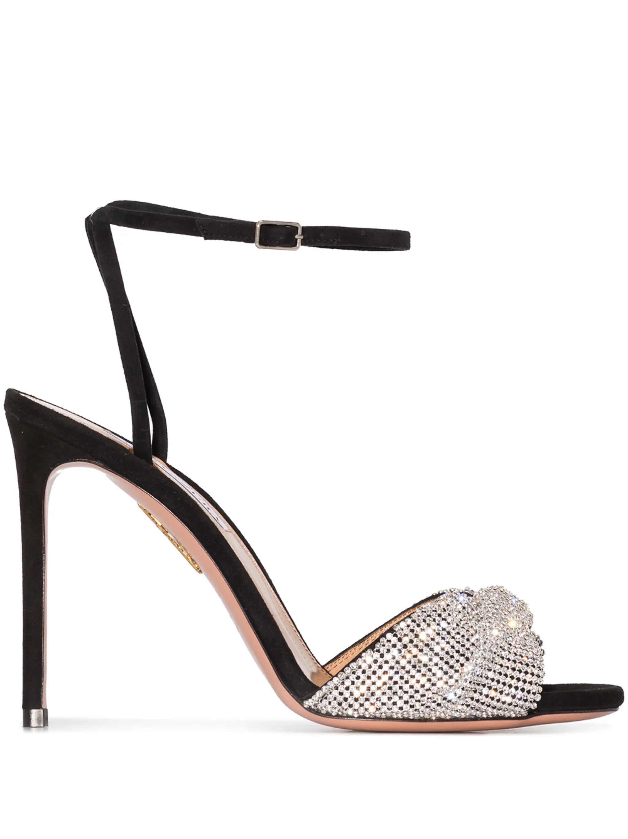 Crystal Twist 105mm sandals