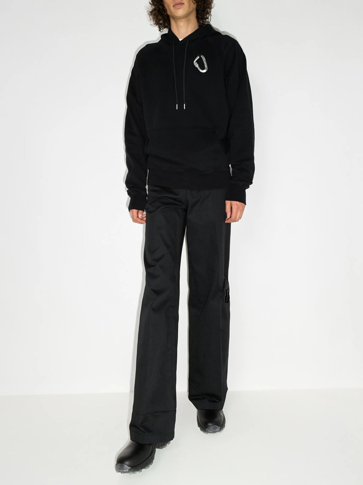 Carabiner cotton hoodie