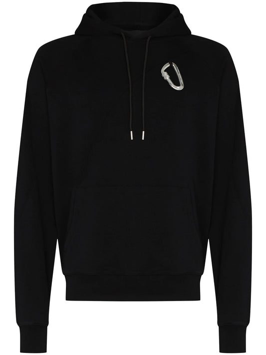Carabiner cotton hoodie