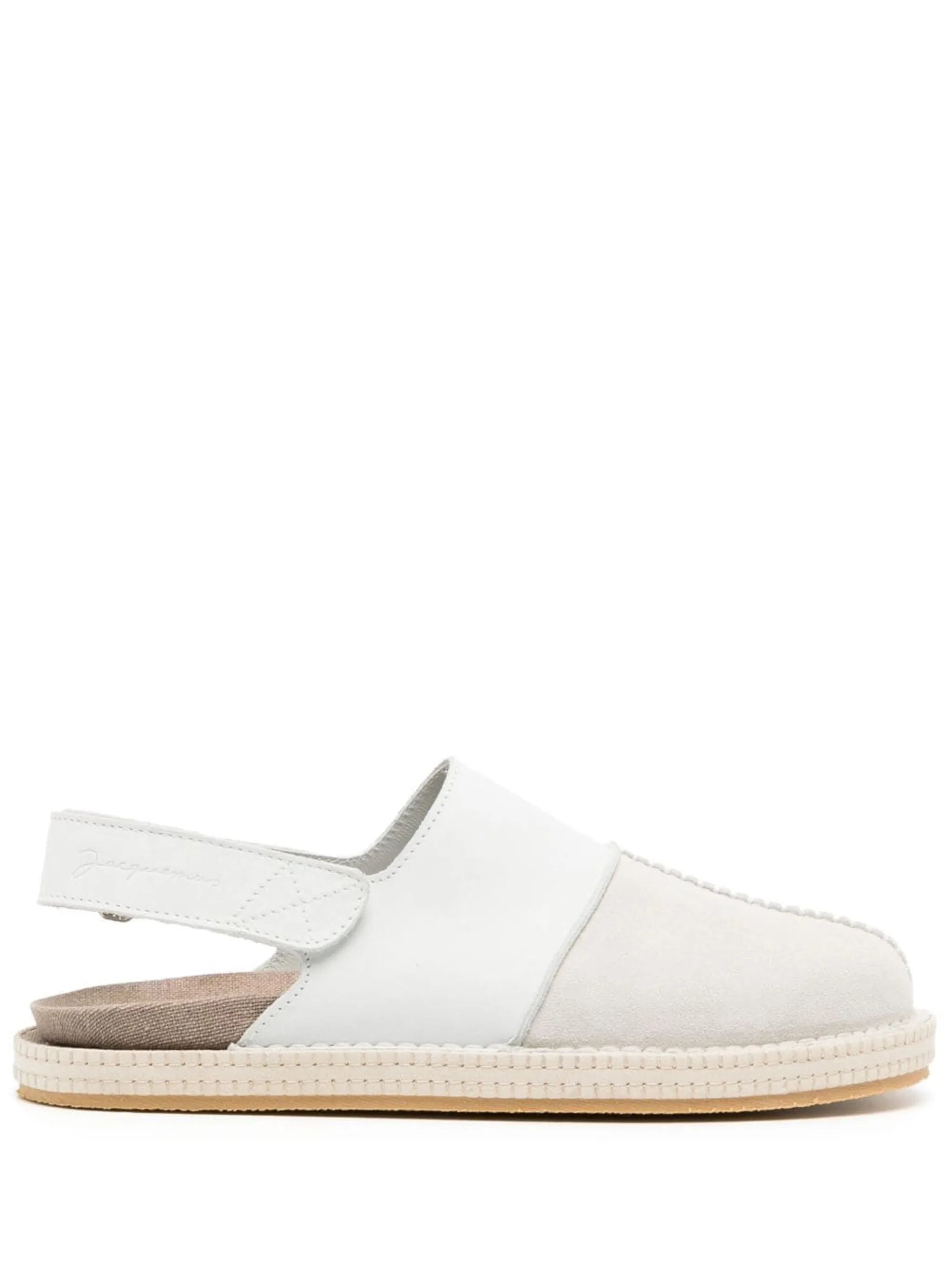 Les mules Blé two-tone mules