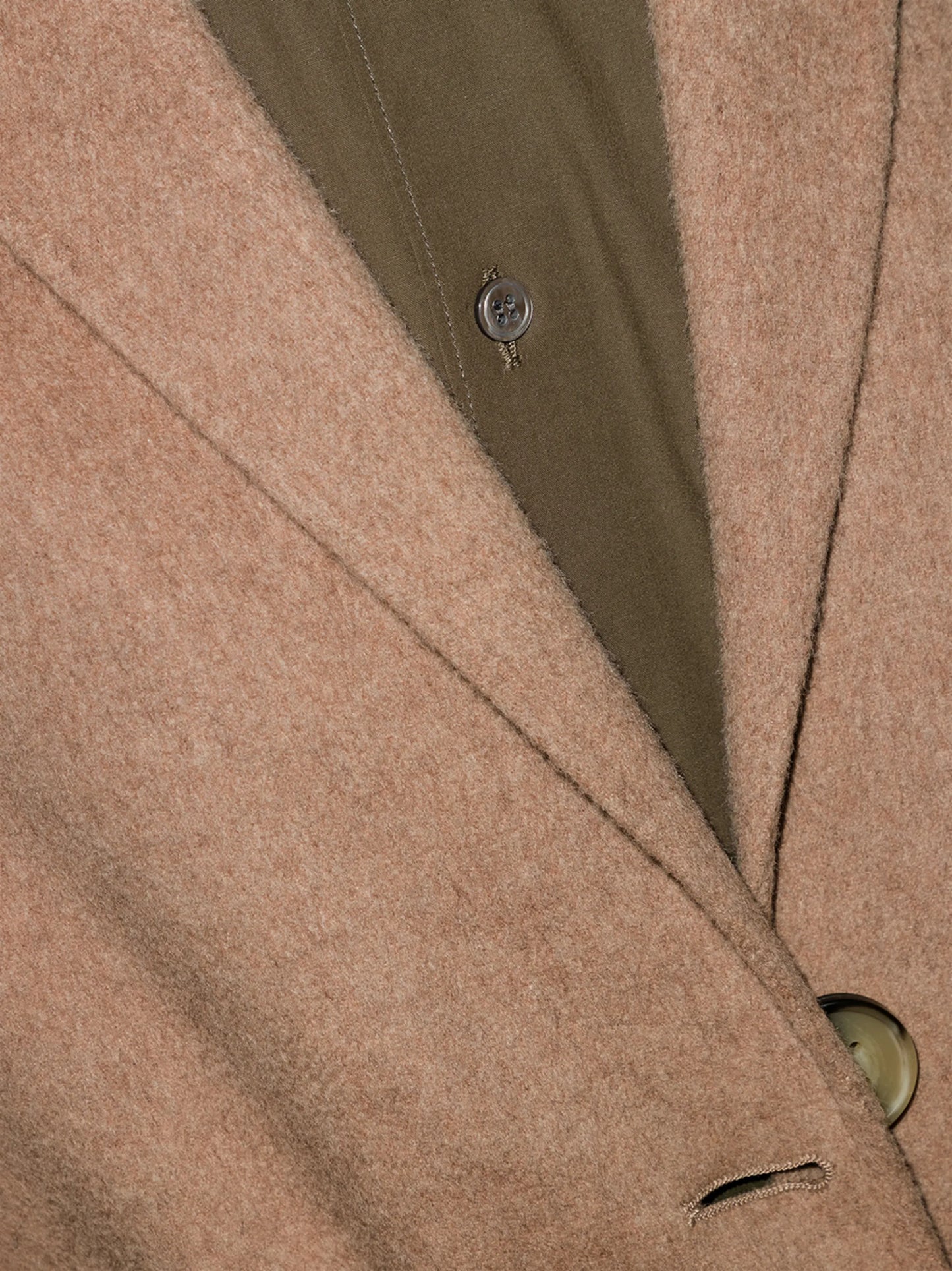 single-breasted wool coat