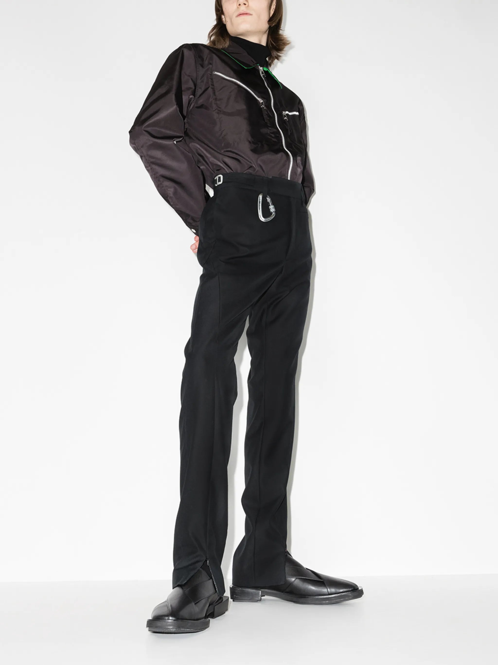 Carabinel wool tailored trousers